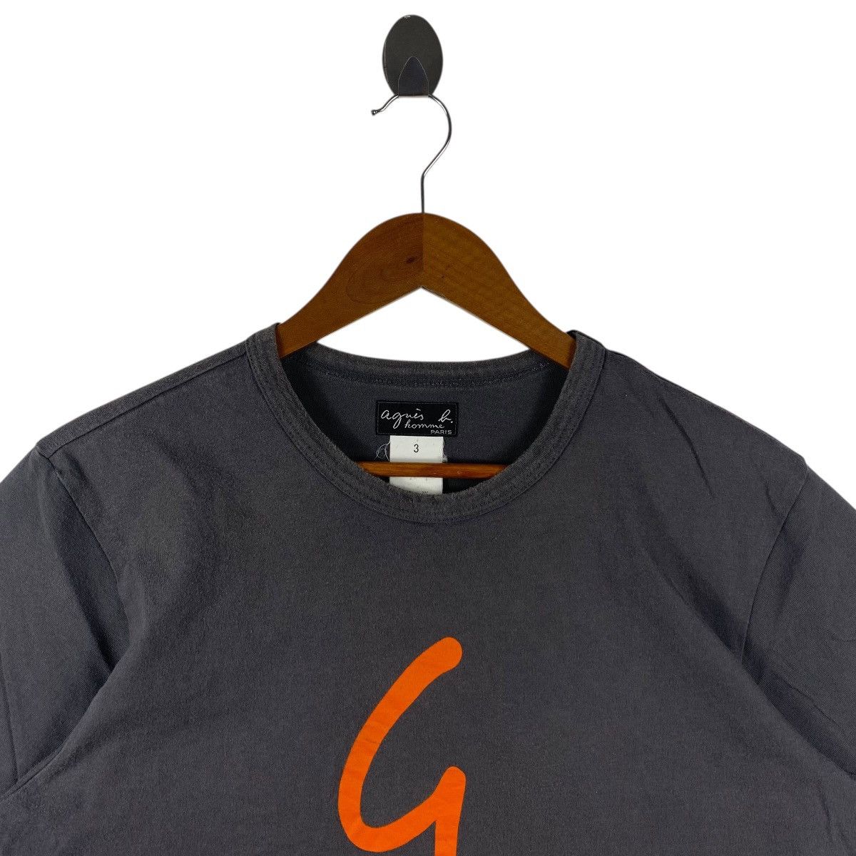 agnes b. Vintage Agnès b. Homme "Point d'Ironie" Graphic Tee Size US M / EU 48-50 / 2 - 2 Thumbnail