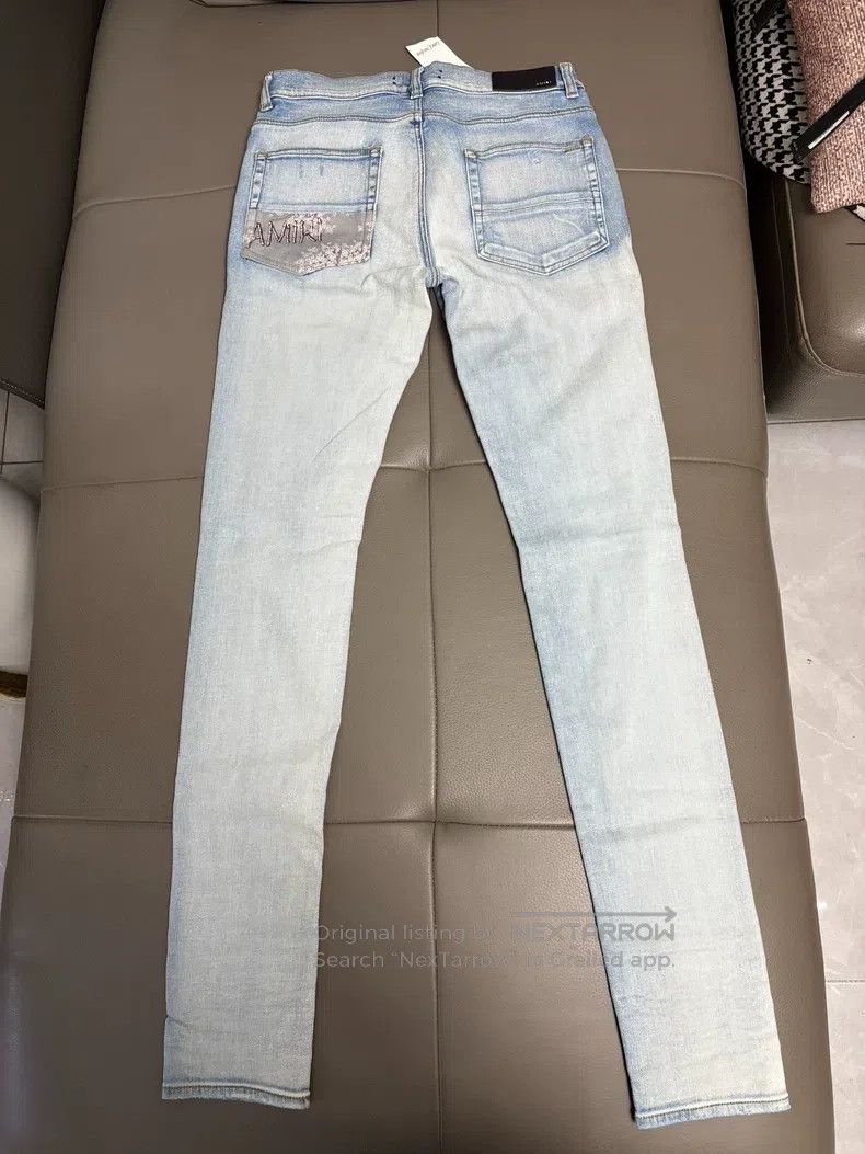 Amiri Amiri Size 31 Patch jeans with holes Size US 31 - 2 Thumbnail