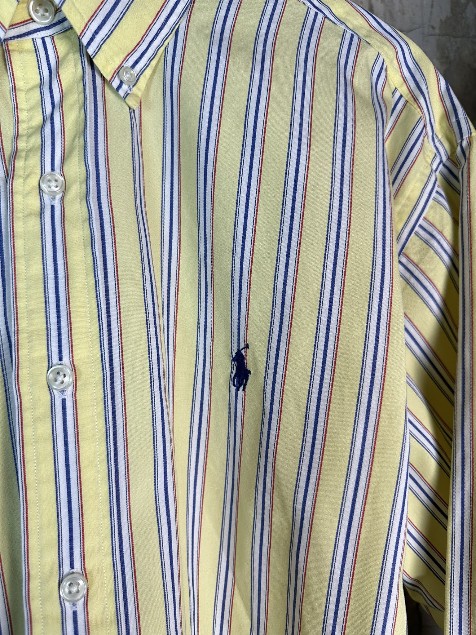 Polo Ralph Lauren Vintage Polo Ralph Lauren Stripped Button Up Shirt Size US XL / EU 56 / 4 - 8 Thumbnail