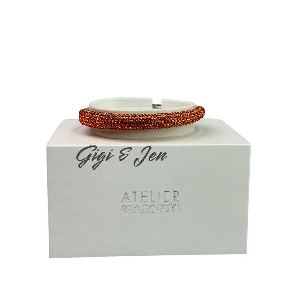 Swarovski Swarovski atelier Tigris bangle Orange L Bracelet Size ONE SIZE - 12 Thumbnail