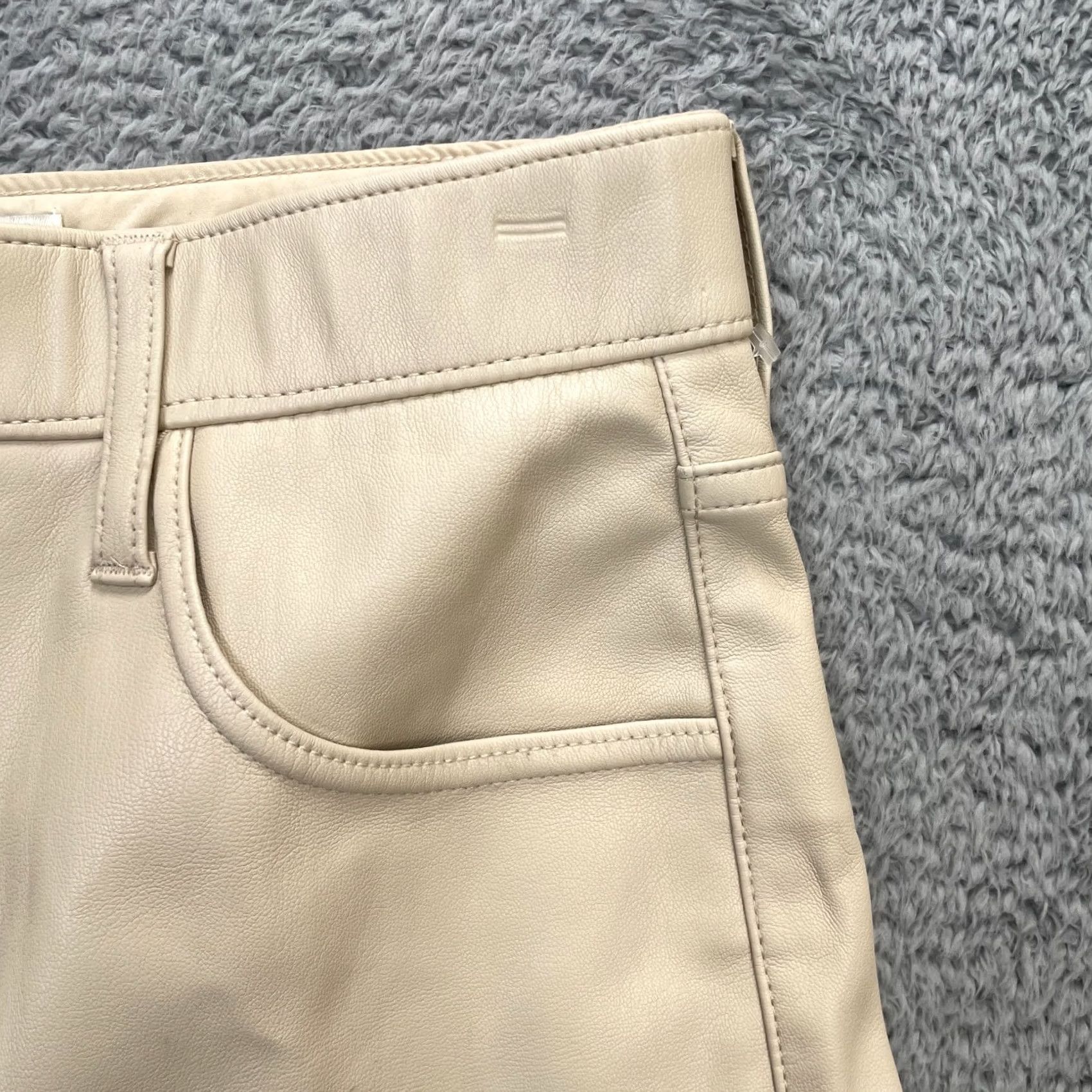 Abercrombie & Fitch VINTAGE Abercrombie & Fitch Shorts Womens 26 Beige High Rise Lined 5-Pocket Chino City Preppy Casual Size 28" / US 6 / IT 42 - 2 Thumbnail