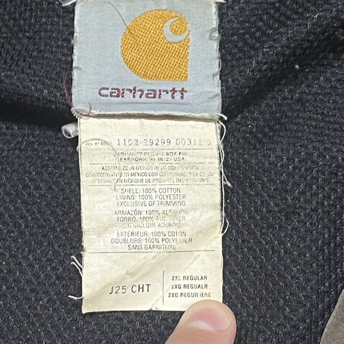 Carhartt VINTAGE CARHARTT BROWN FADED DISTRESSED HOODED JACKET XXL Size US XXL / EU 58 / 5 - 8 Thumbnail