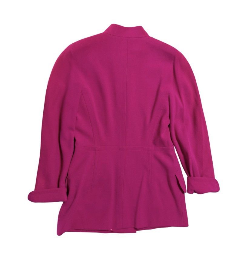 Escada Escada by Margaretha Ley Pink Wool & Silk Coat Germany EU 38 Size S / US 4 / IT 40 - 3 Thumbnail