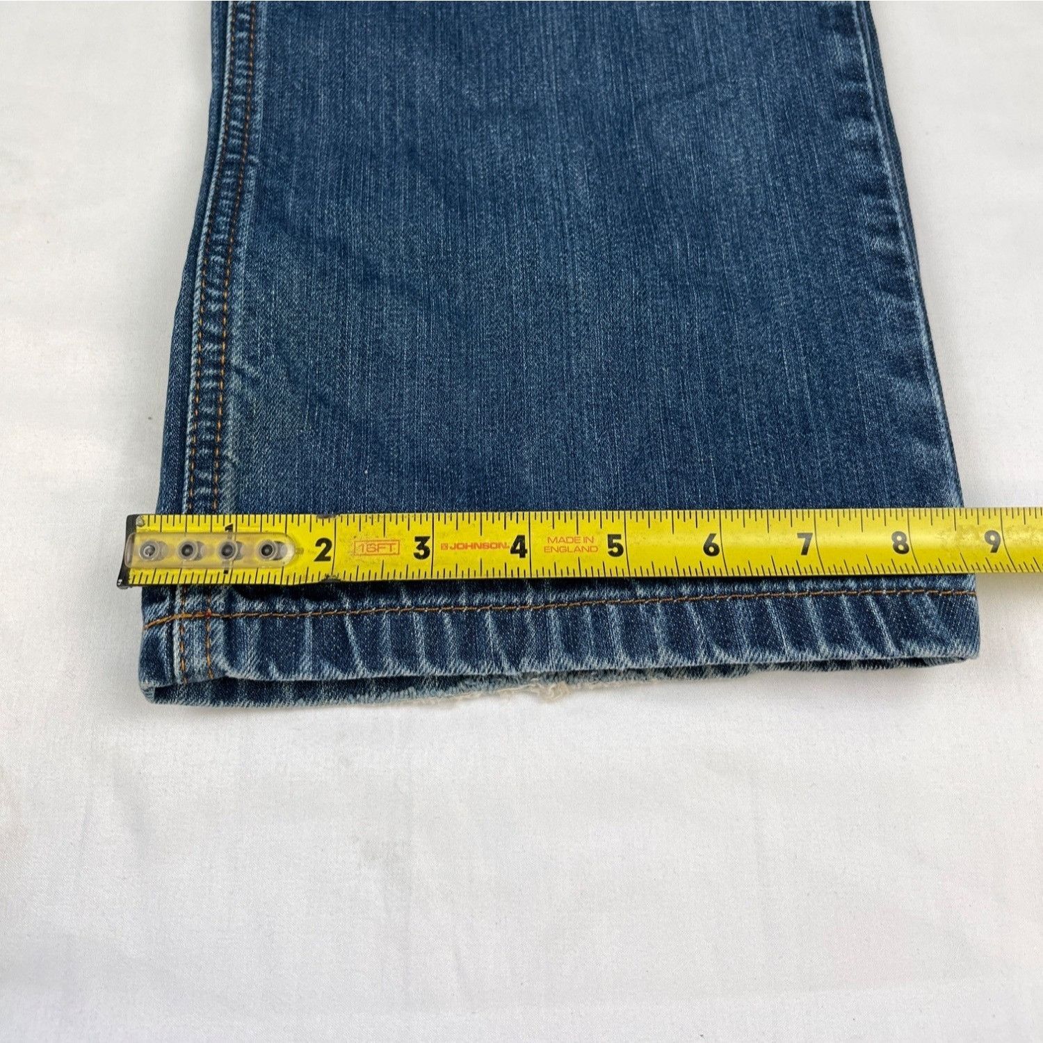 Tommy Hilfiger Tommy Hilfiger Women's Blue Jeans/Straight Leg Sz 14R SKU 44 Size 36" / US 14 / IT 50 - 8 Thumbnail