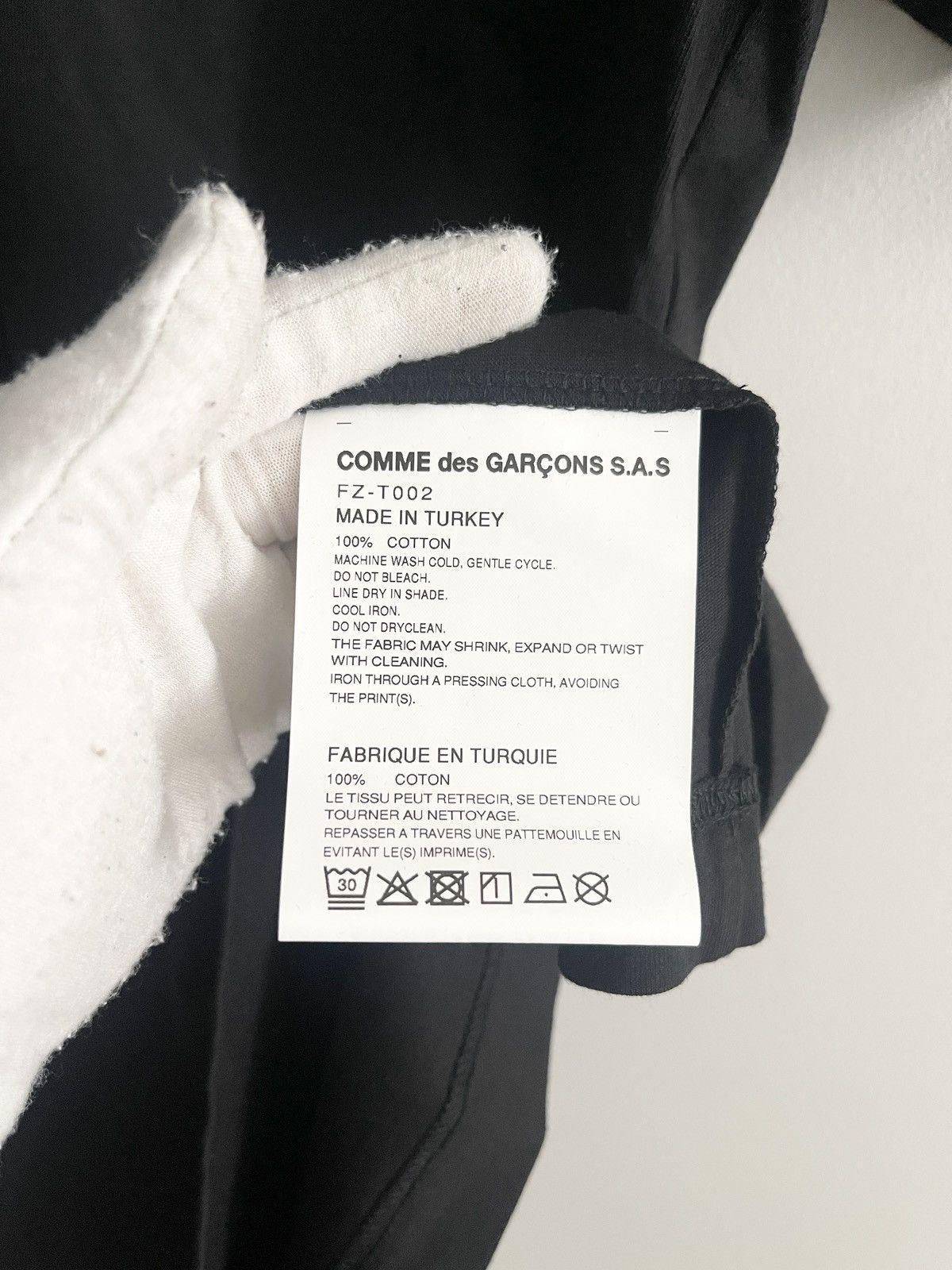 CDG by Comme des Garcons UNRELEASED! Comme Des Garçons Shirt x ASAP NAST Logo Tee (L) Size US L / EU 52-54 / 3 - 7 Thumbnail