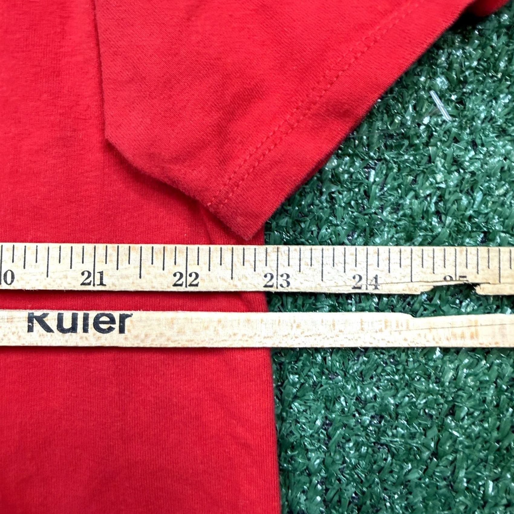 Tommy Hilfiger VINTAGE Tommy Hilfiger T Shirt Mens XL Red Short Sleeve Crew Neck Casual Tee Size US XL / EU 56 / 4 - 7 Thumbnail