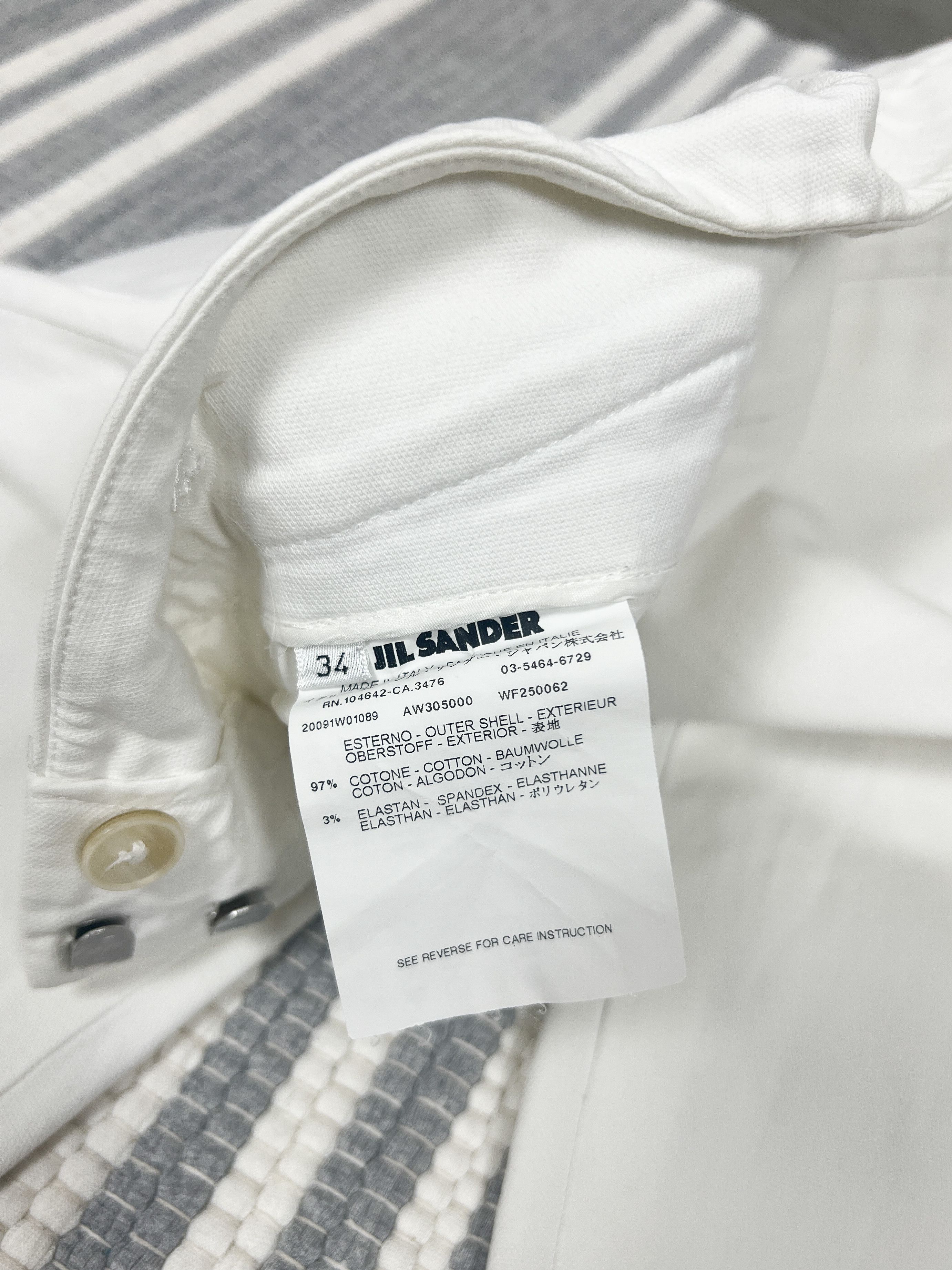 Jil Sander Jil Sander White Dress Pants Trousers Size 24" / US 00 / IT 34 - 9 Thumbnail