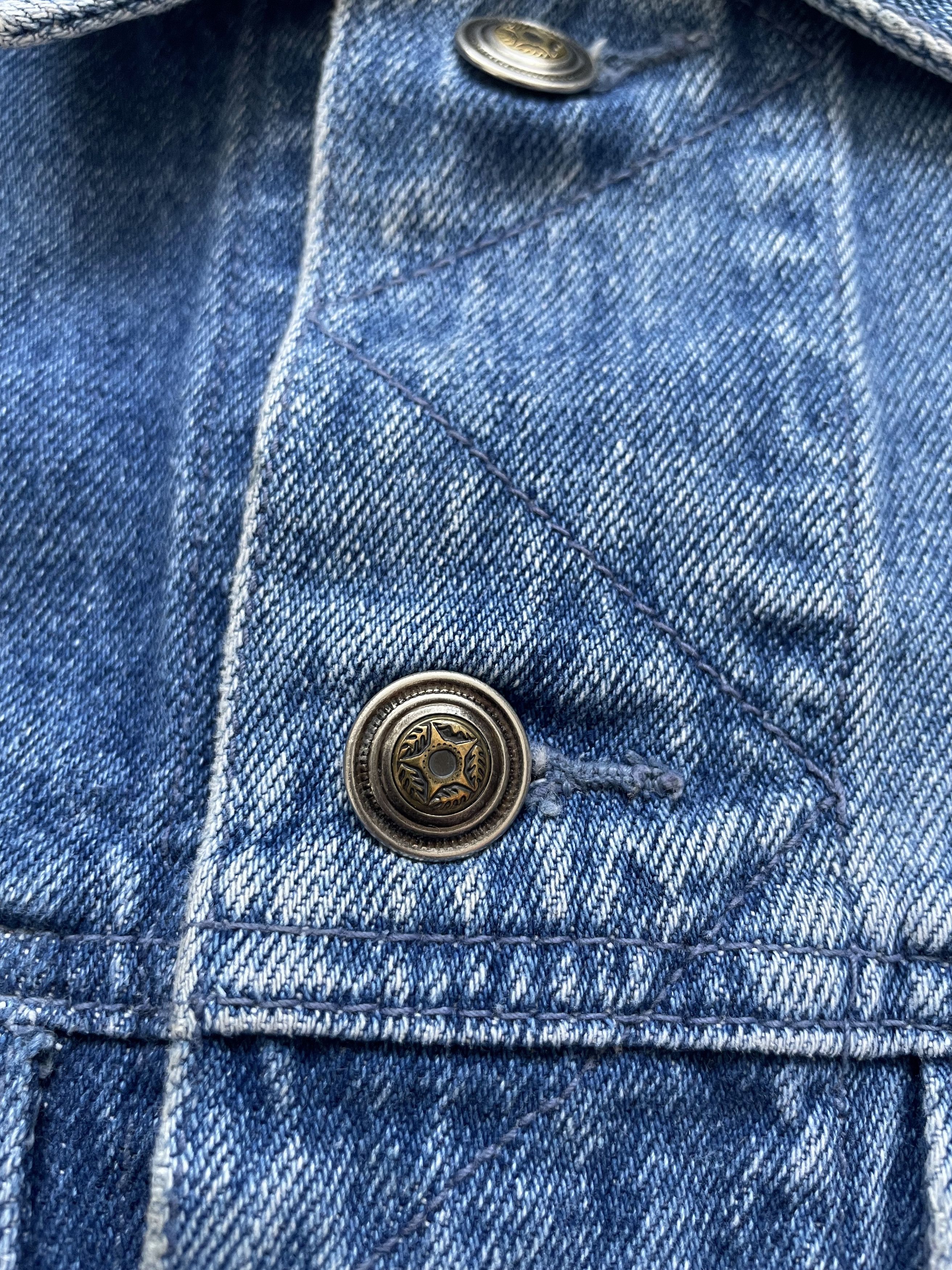 Band Tees Vintage 90s Running Wild Rock Band Metal Denim Vest Size US S / EU 44-46 / 1 - 4 Thumbnail
