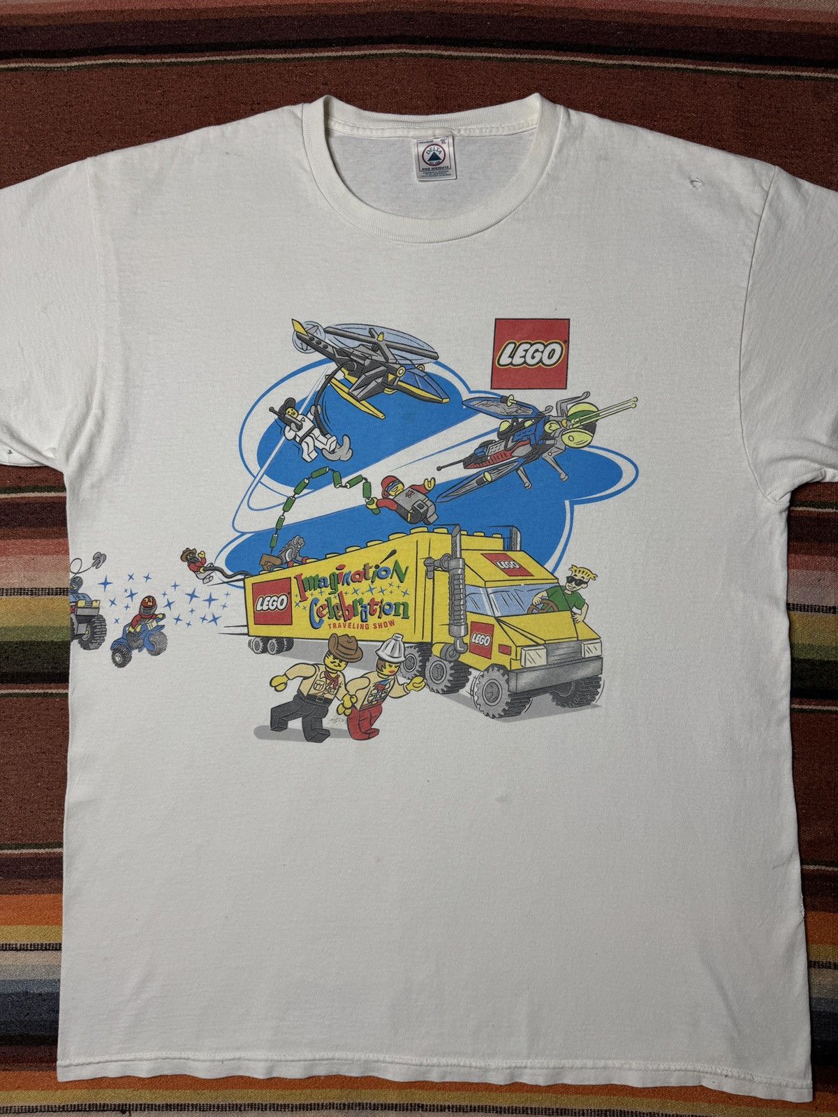 LEGO × Vintage Vintage 1998 Lego Imagination Celebration Tour Tee Shirt Size US XL / EU 56 / 4 - 1 Thumbnail
