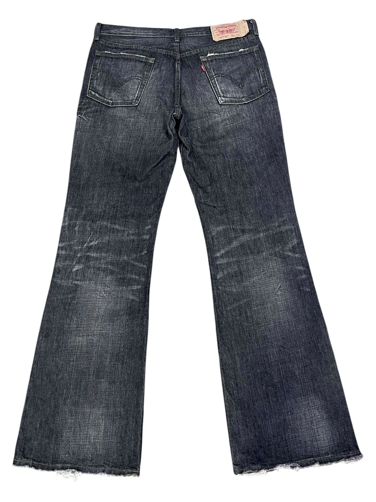 Levi's Vintage Clothing Levi's Vintage 517 FLARE Japan Black Clawmark Distressed Size US 32 / EU 48 - 4 Thumbnail
