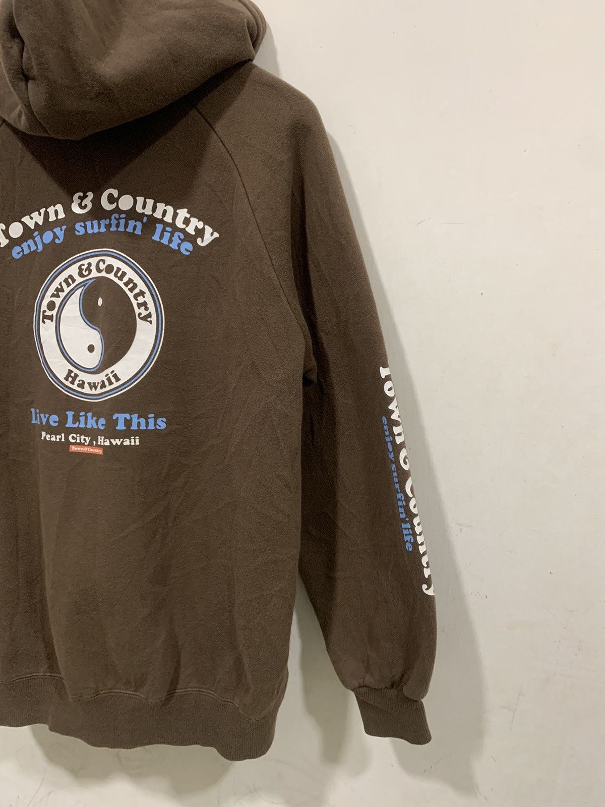 Vintage Vintage Sweater Hoodies Town & Country Size US L / EU 52-54 / 3 - 3 Thumbnail