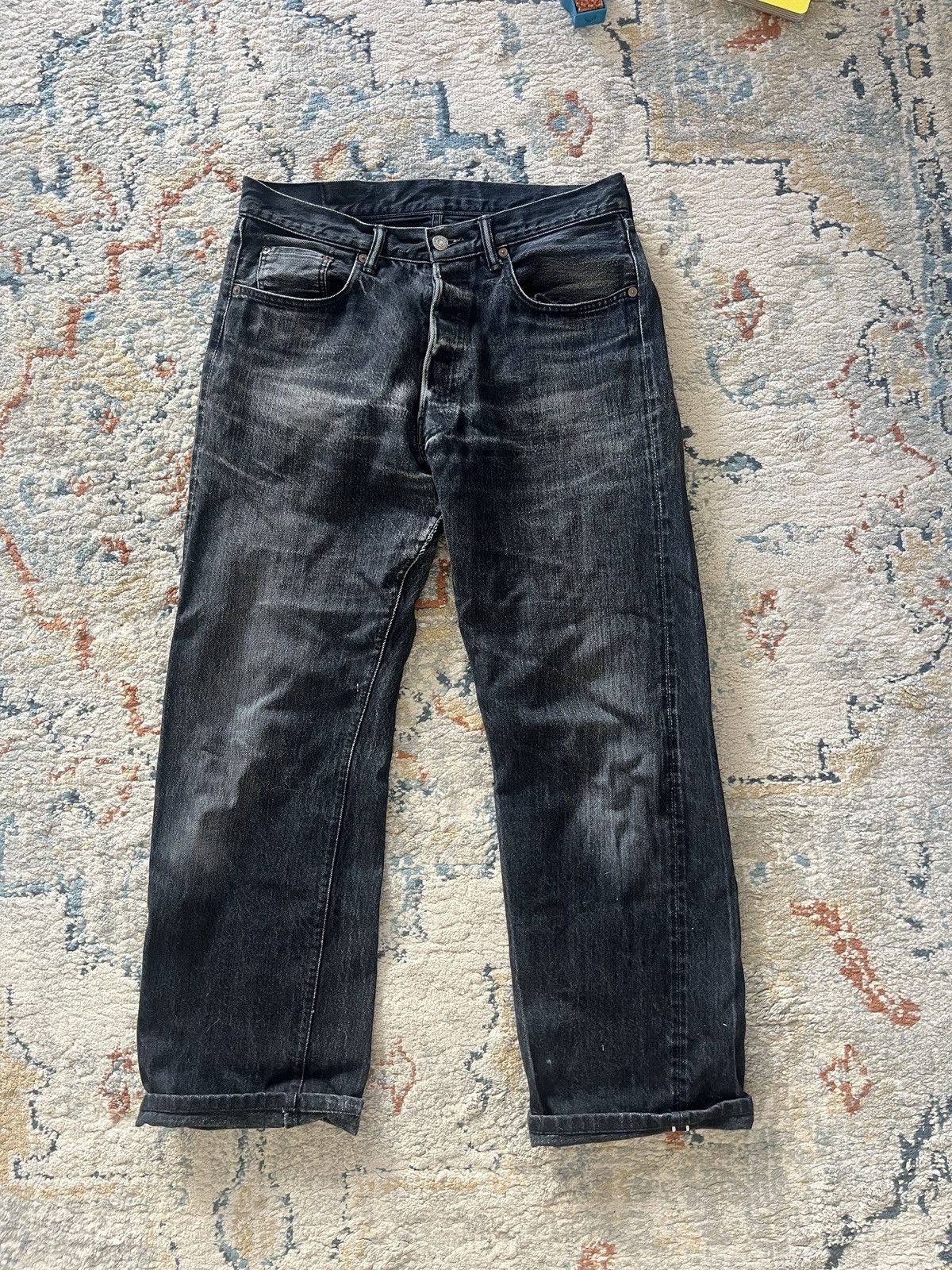 TCB Jeans TCB black x black 50s selvedge denim size 34 Size US 34 / EU 50 - 1 Thumbnail