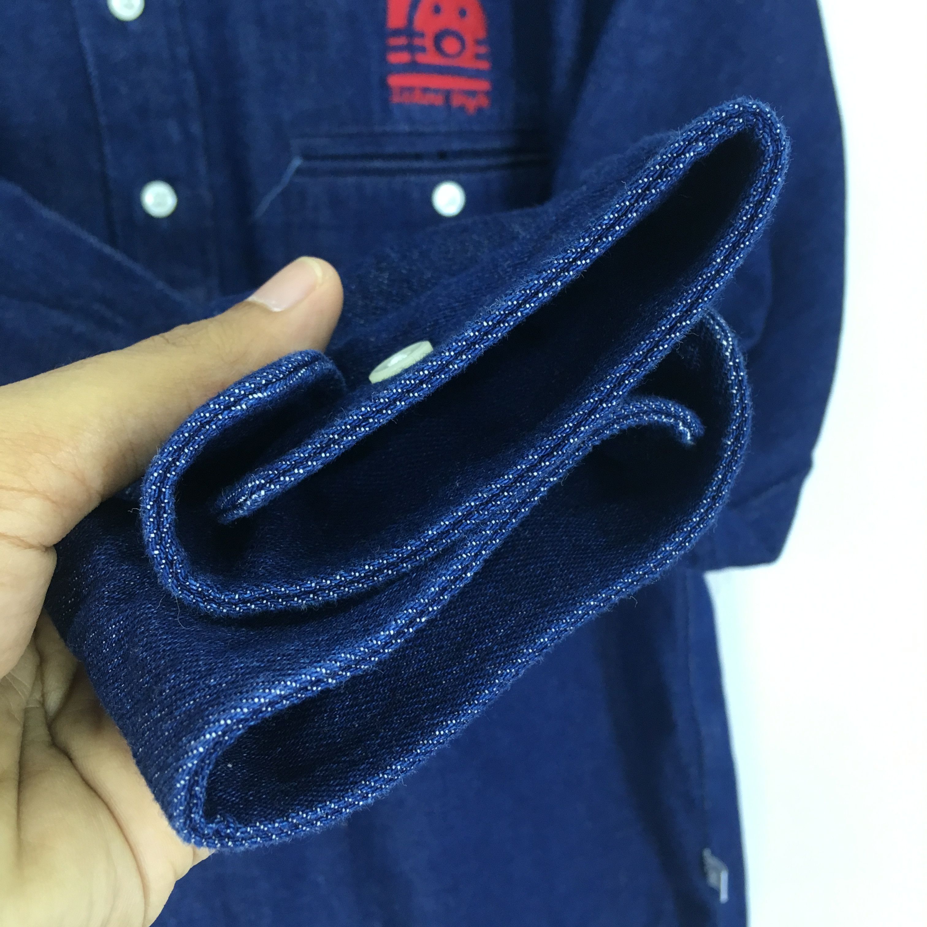 Indigo Vintage Sea Dog Japanese Brand Indigo Blue Pullover Shirt Size US M / EU 48-50 / 2 - 7 Thumbnail
