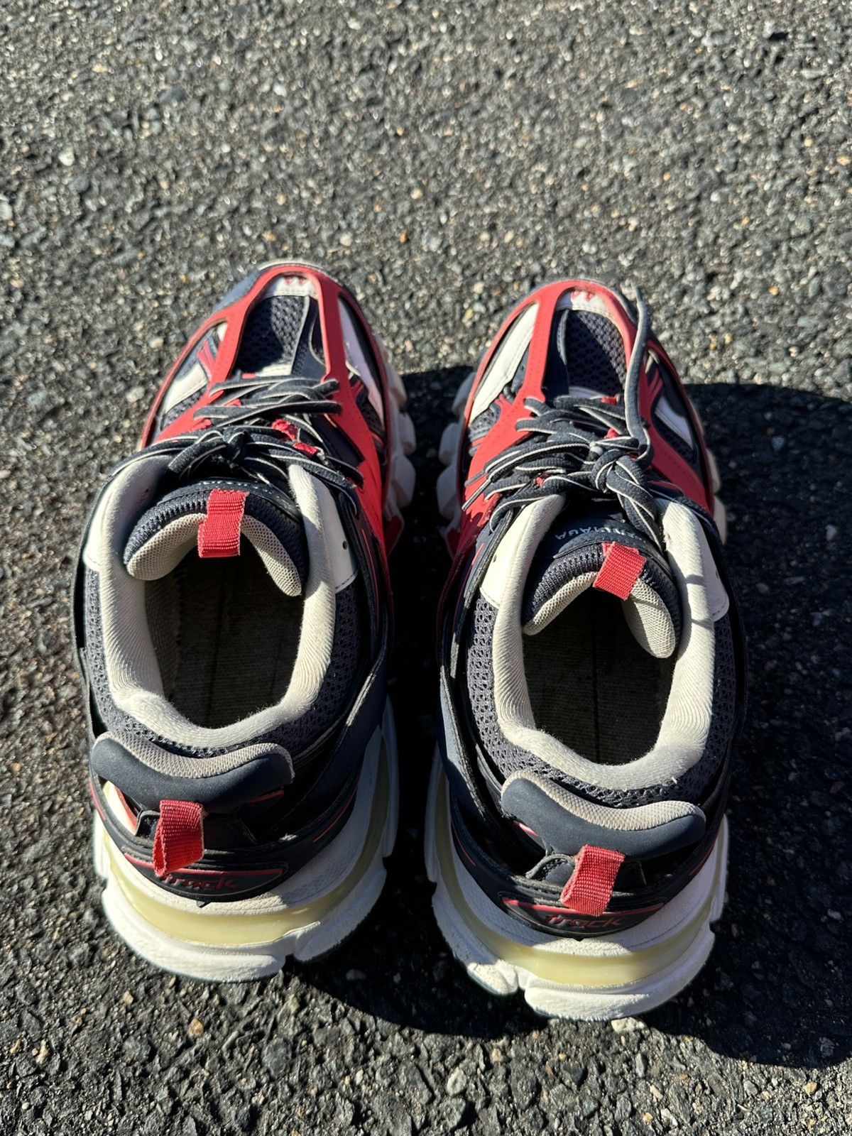 Balenciaga Balenciaga Track LED Red/White Size US 11 / EU 44 - 14 Thumbnail