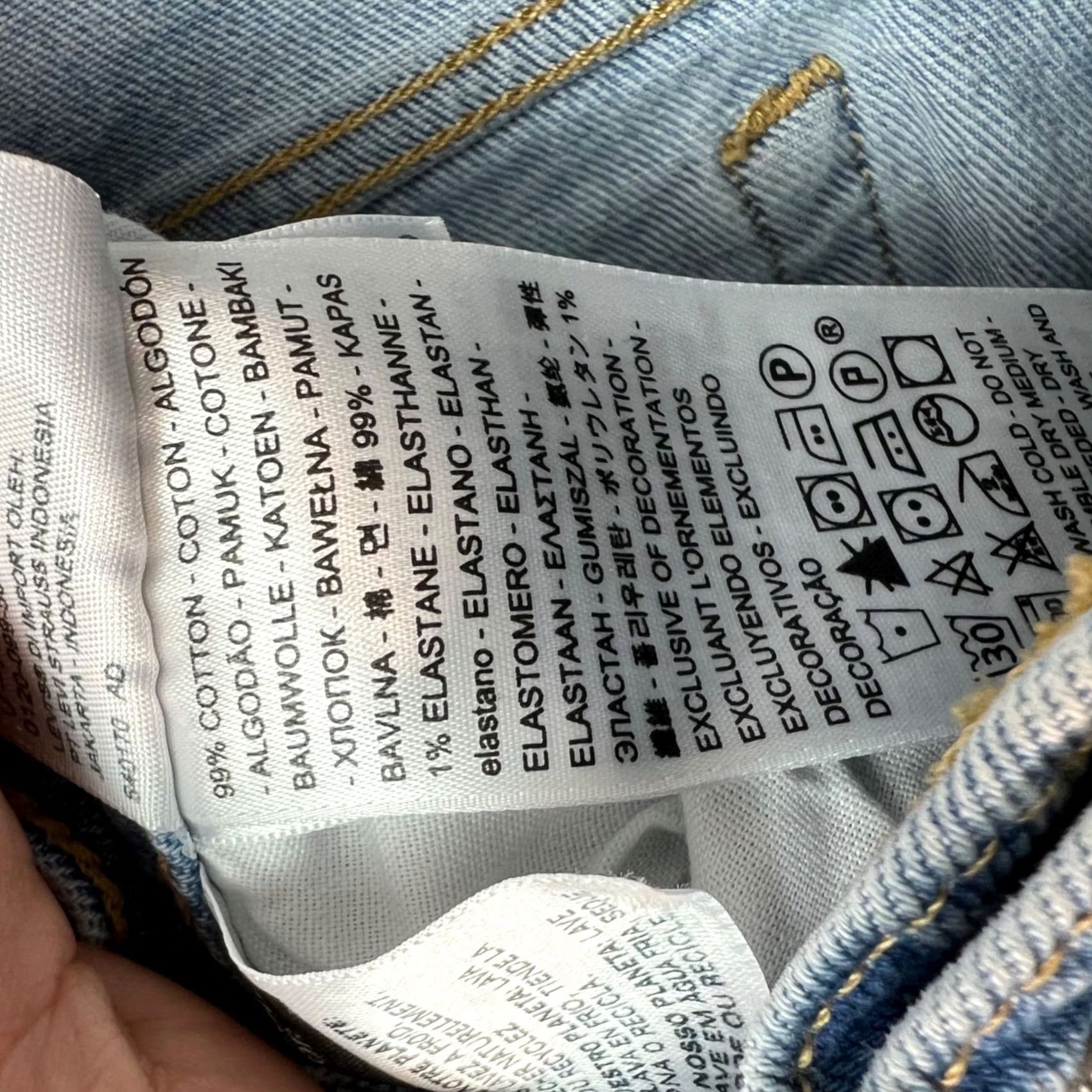 Levi's Levi's 501 Jeans Regular Size 28 Light Blue Distressed Denim Button Fly Women Jeans XX501 Size 28" / US 6 / IT 42 - 4 Thumbnail