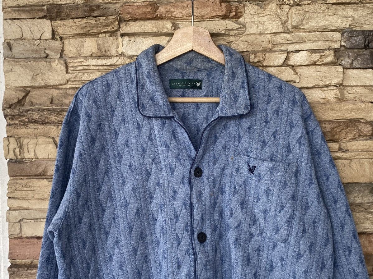 Lyle & Scott × Vintage Lyle & Scott Button Up Sweater Size US XL / EU 56 / 4 - 4 Thumbnail