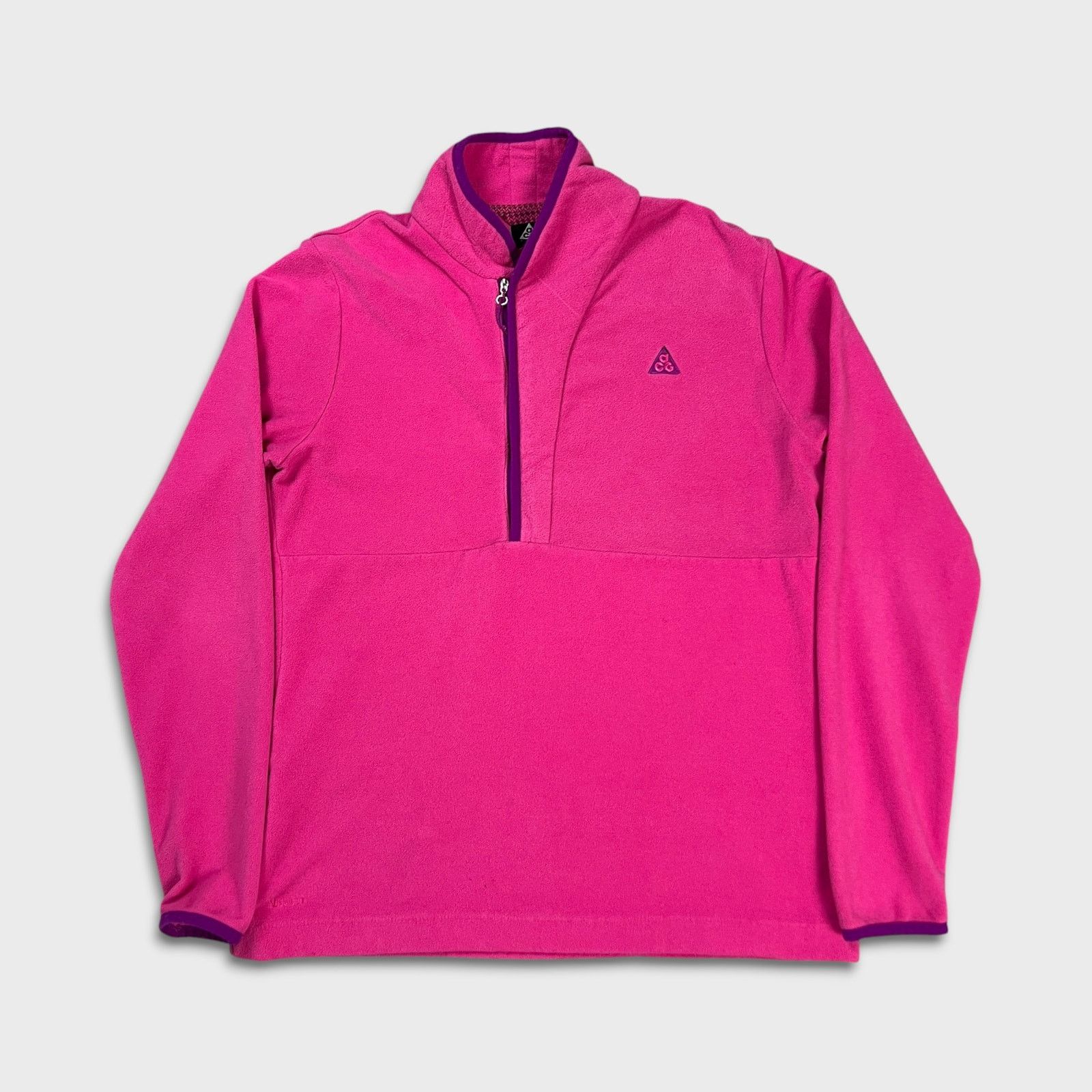 Nike × Nike ACG × Vintage Vintage Nike ACG Fleece Medium 1/4 Zip Pullover Y2K Jacket Size M / US 6-8 / IT 42-44 - 1 Thumbnail