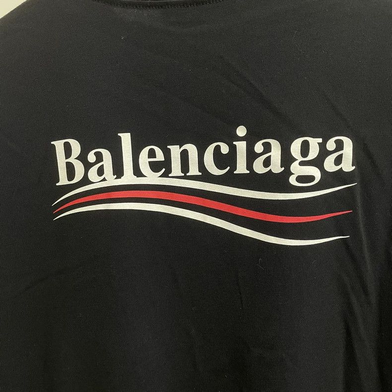 Balenciaga Balenciaga Black Coke Wave Short Sleeve Size US S / EU 44-46 / 1 - 5 Thumbnail