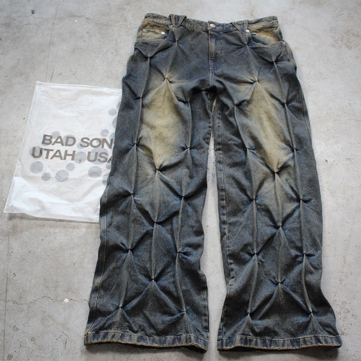 Bad Son × Designer EXTREMELY RARE Badson 'CORE' DENIM PANTS | Grailed