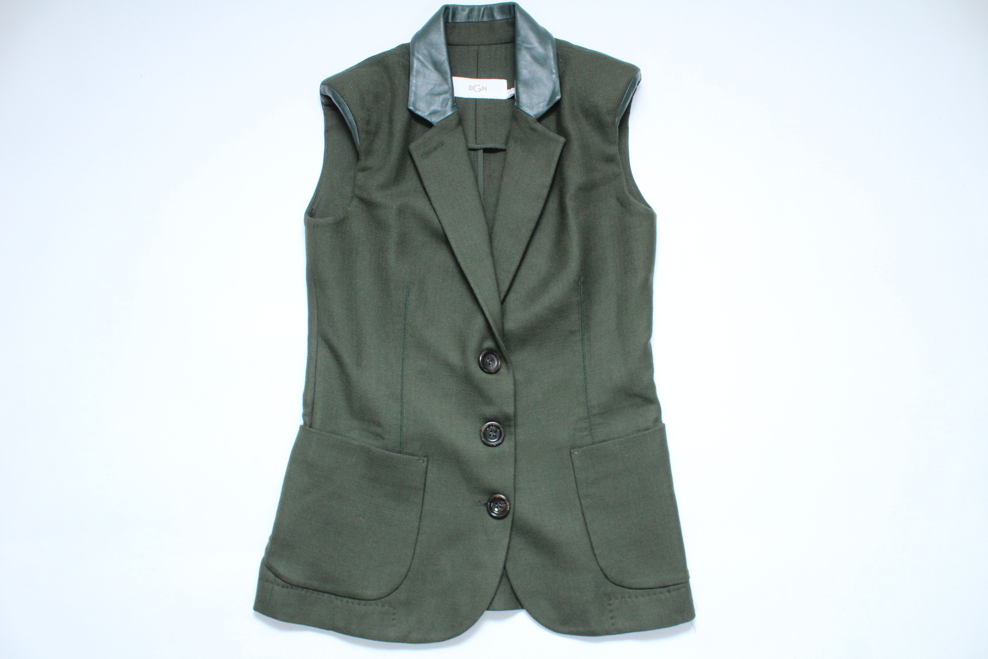 Other BGN Vest Wool Womens Size 0US New Vintage Rare Size XS / US 0-2 / IT 36-38 - 1 Thumbnail