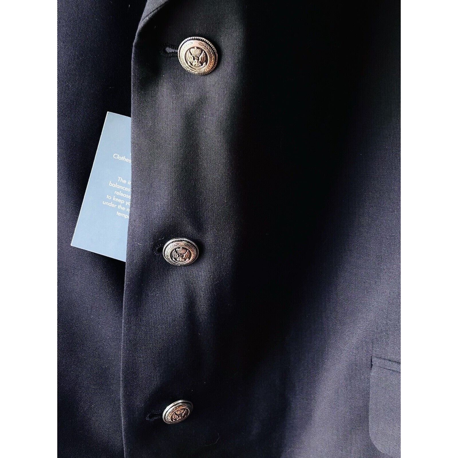 Jos. A. Bank Jos A Bank Stays Cool Navy Suit Blazer 3 Button Size 52R NWT Size 52R - 8 Thumbnail