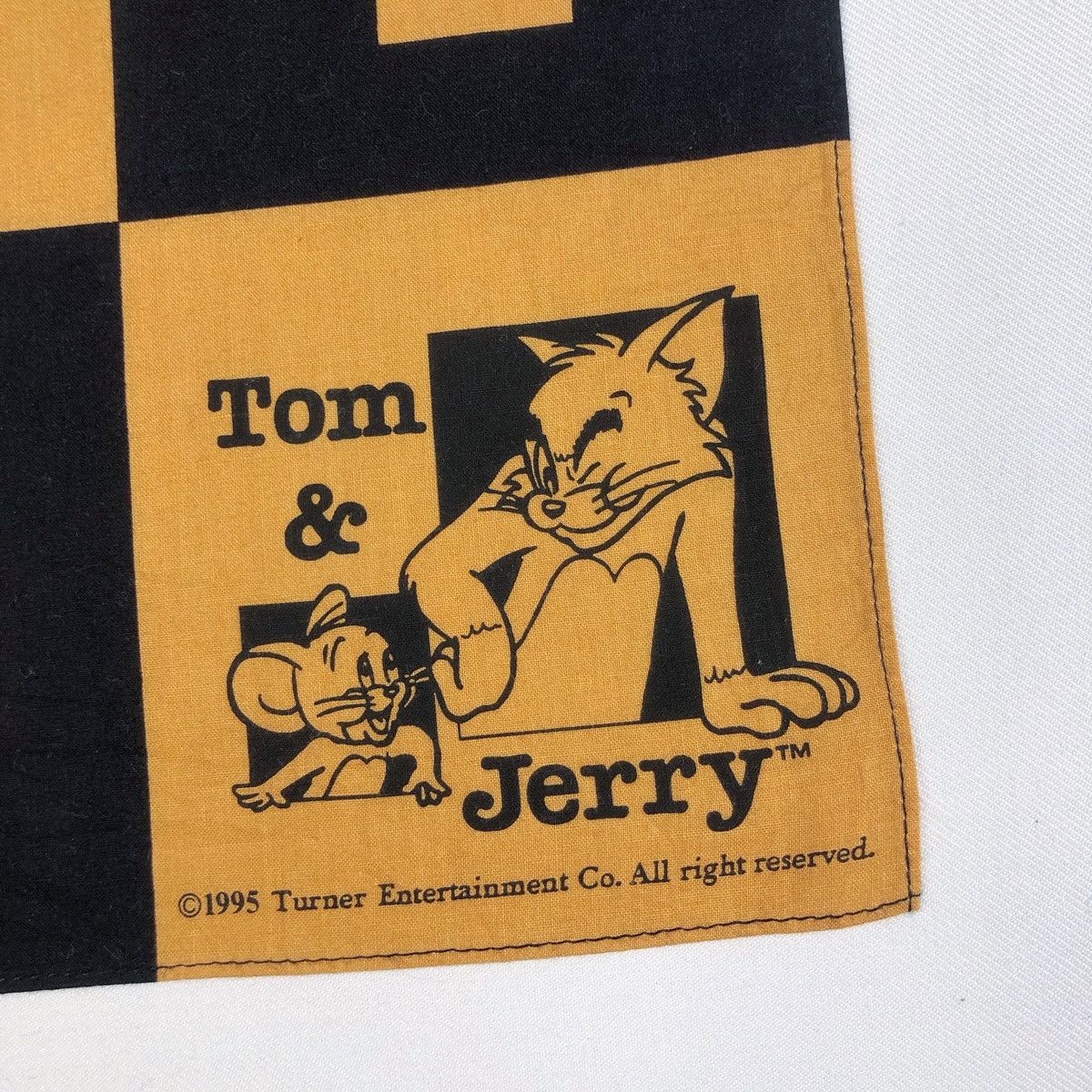 Cartoon Network × Vintage × Warner Bros Rare Vintage 1995 Tom & Jerry Handkerchief Bandana Size ONE SIZE - 3 Thumbnail