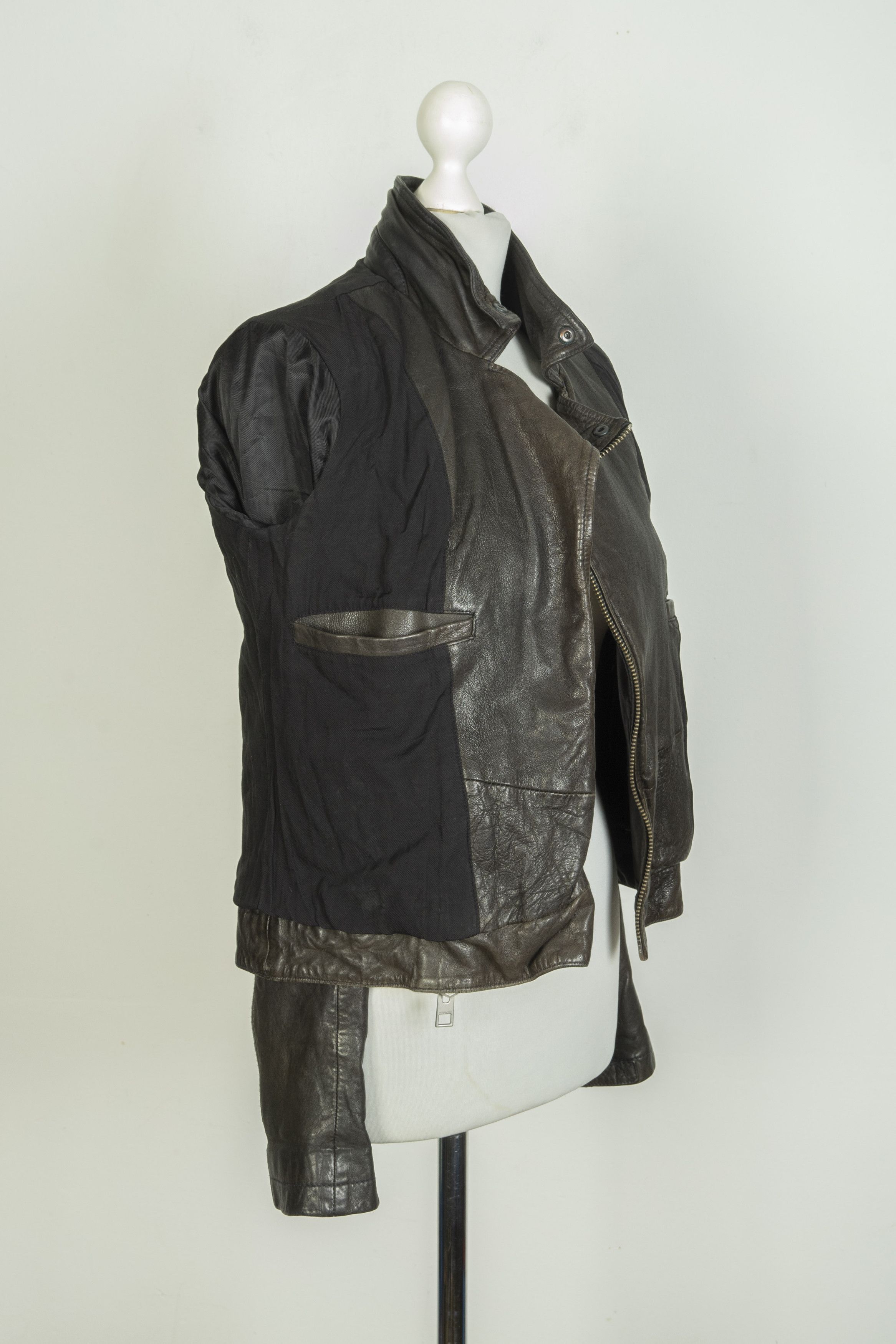 Allsaints All Saints Asymmetric Zip Leather Jacket Size S / US 4 / IT 40 - 10 Thumbnail