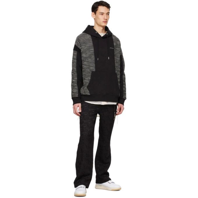 Andersson Bell Andersson Bell Black Fabric Contrast Hoodie Size US M / EU 48-50 / 2 - 4 Thumbnail