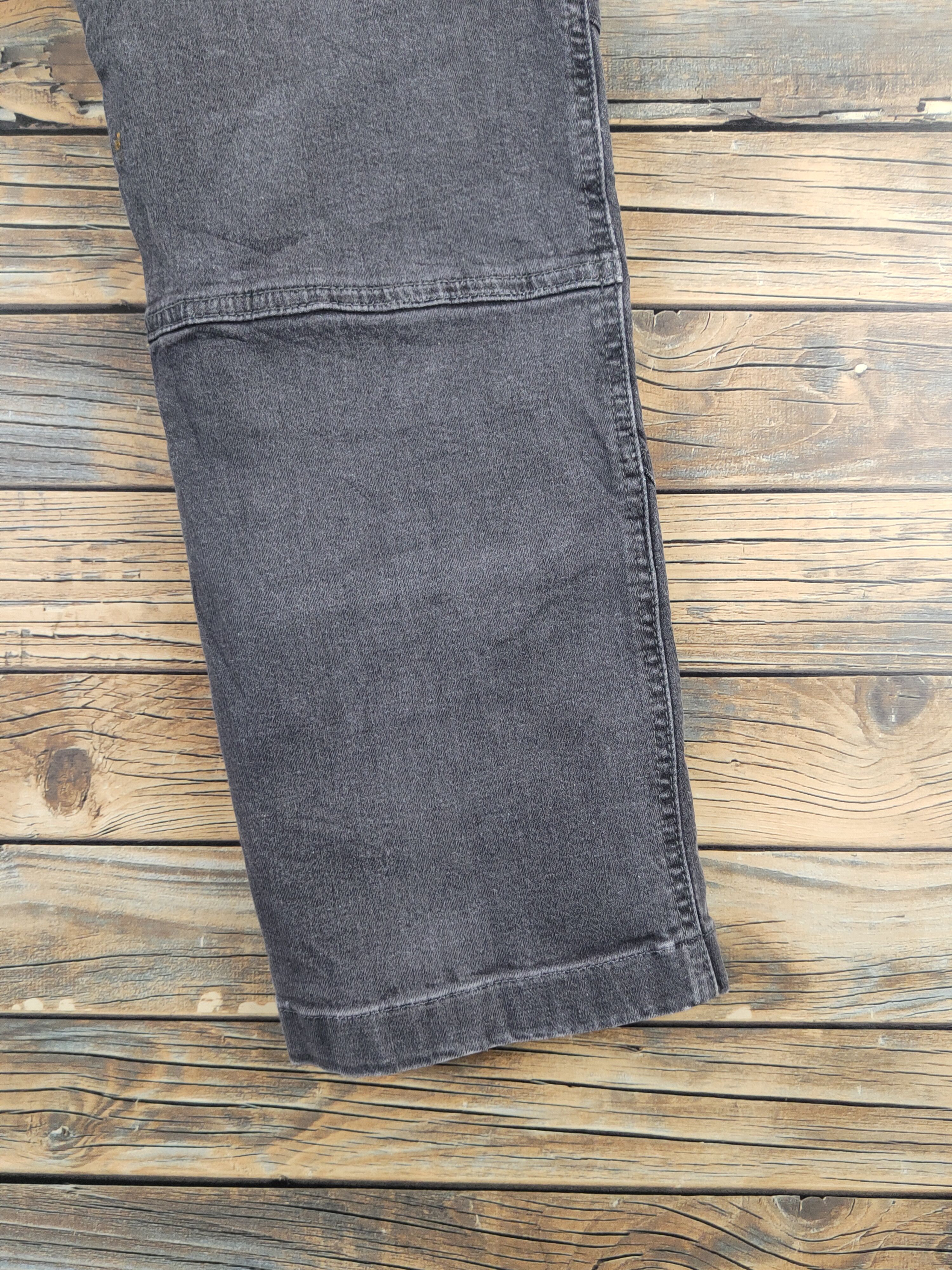 Japanese Brand TS Design Black cargo Distressed Ripped Jeans #W2190 Size US 30 / EU 46 - 11 Thumbnail