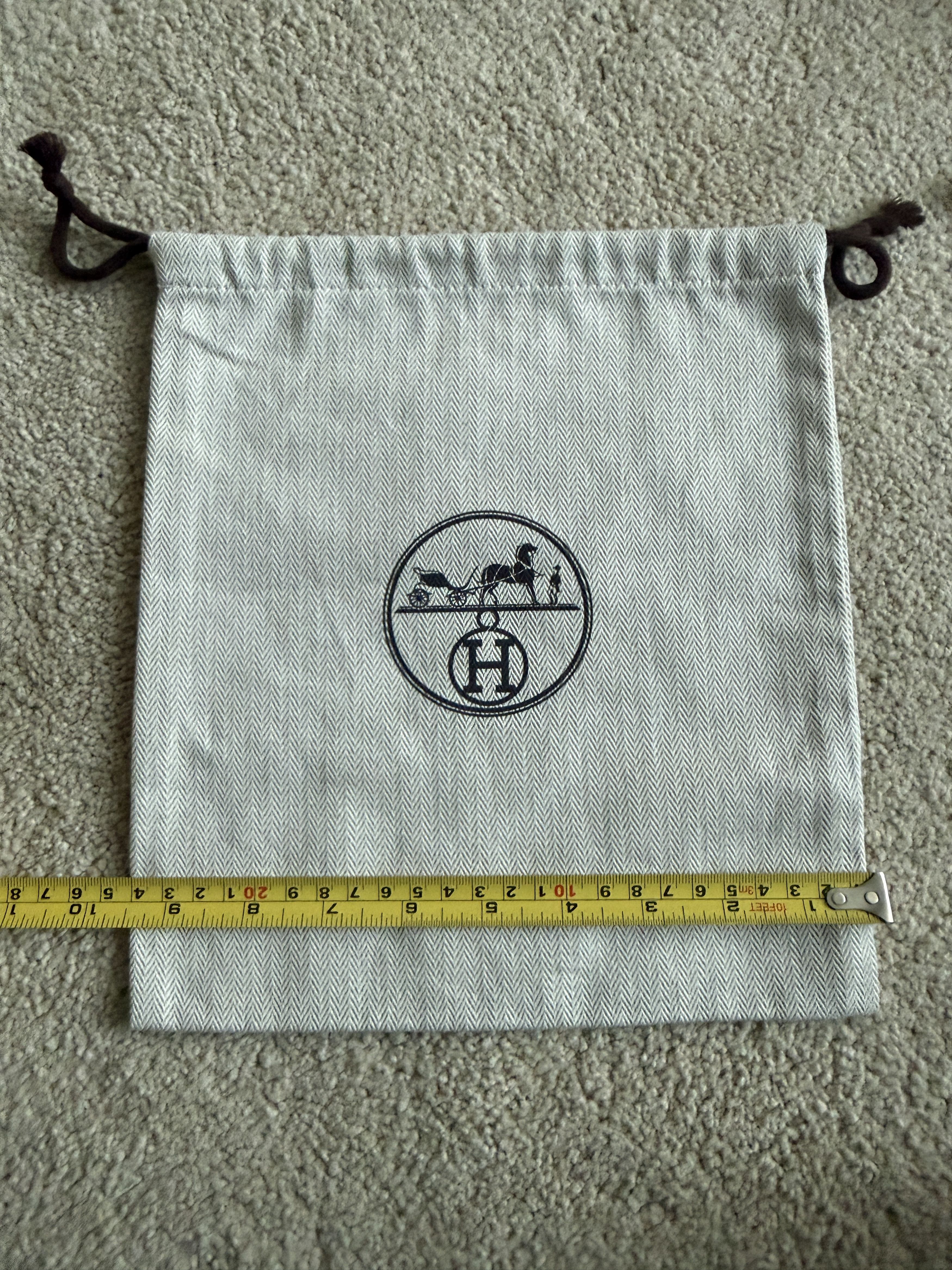 Hermes Authentic Hermes Herringbone Tweed Drawstring Storage Size ONE SIZE - 2 Thumbnail