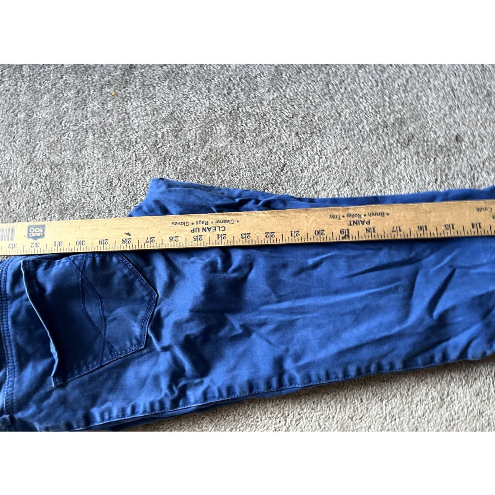 Abercrombie & Fitch Abercrombie & Fitch Simone High Rise Royal Blue Low Rise Slim Jeans Womens 27/4 Size 27" / US 4 / IT 40 - 6 Thumbnail
