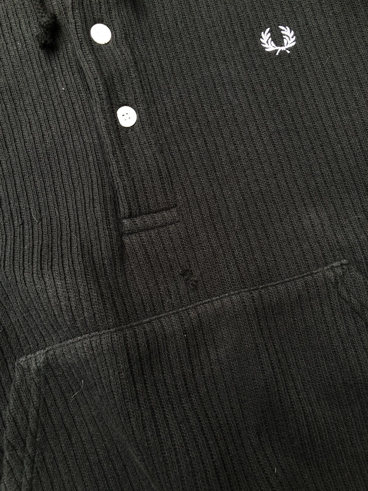 Fred Perry Fred Perry Japan Half Button Hoodies Size US XL / EU 56 / 4 - 3 Thumbnail