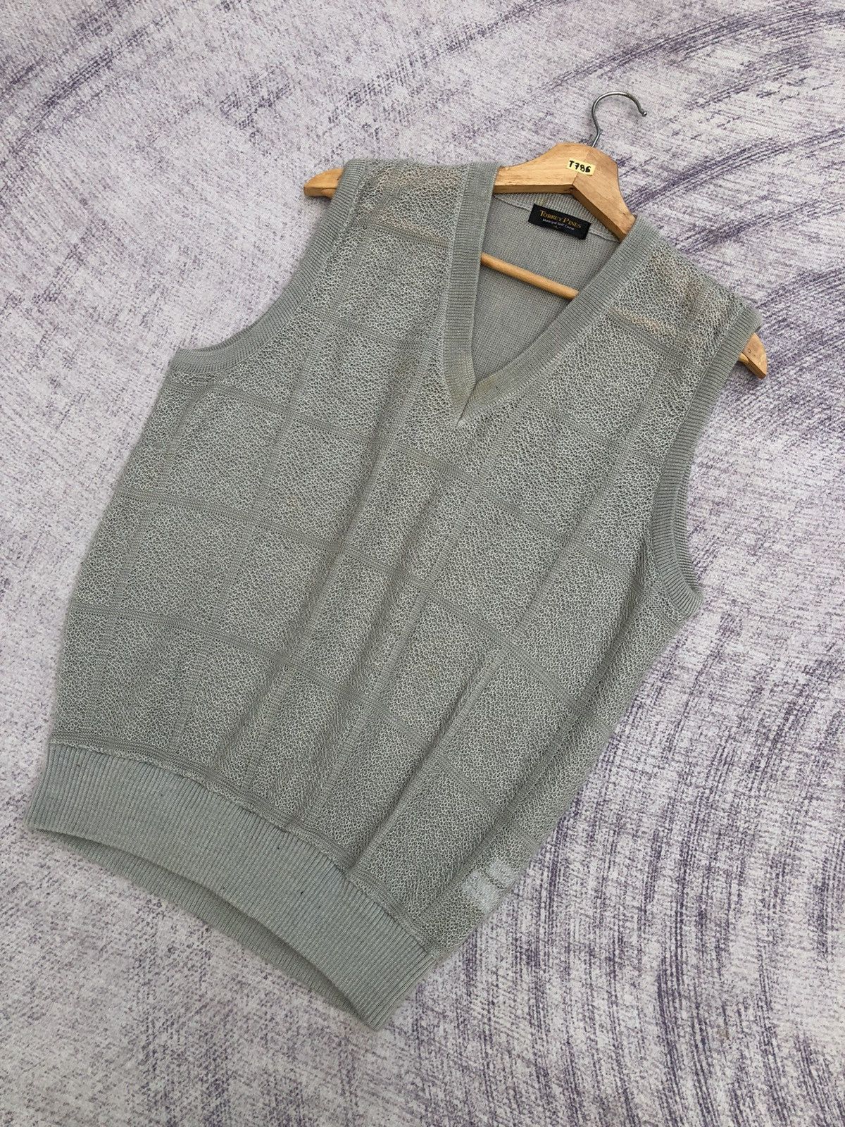 Japanese Brand × Vintage Vintage Torrey Pines Checked Box V-Net Vest Size US S / EU 44-46 / 1 - 2 Thumbnail
