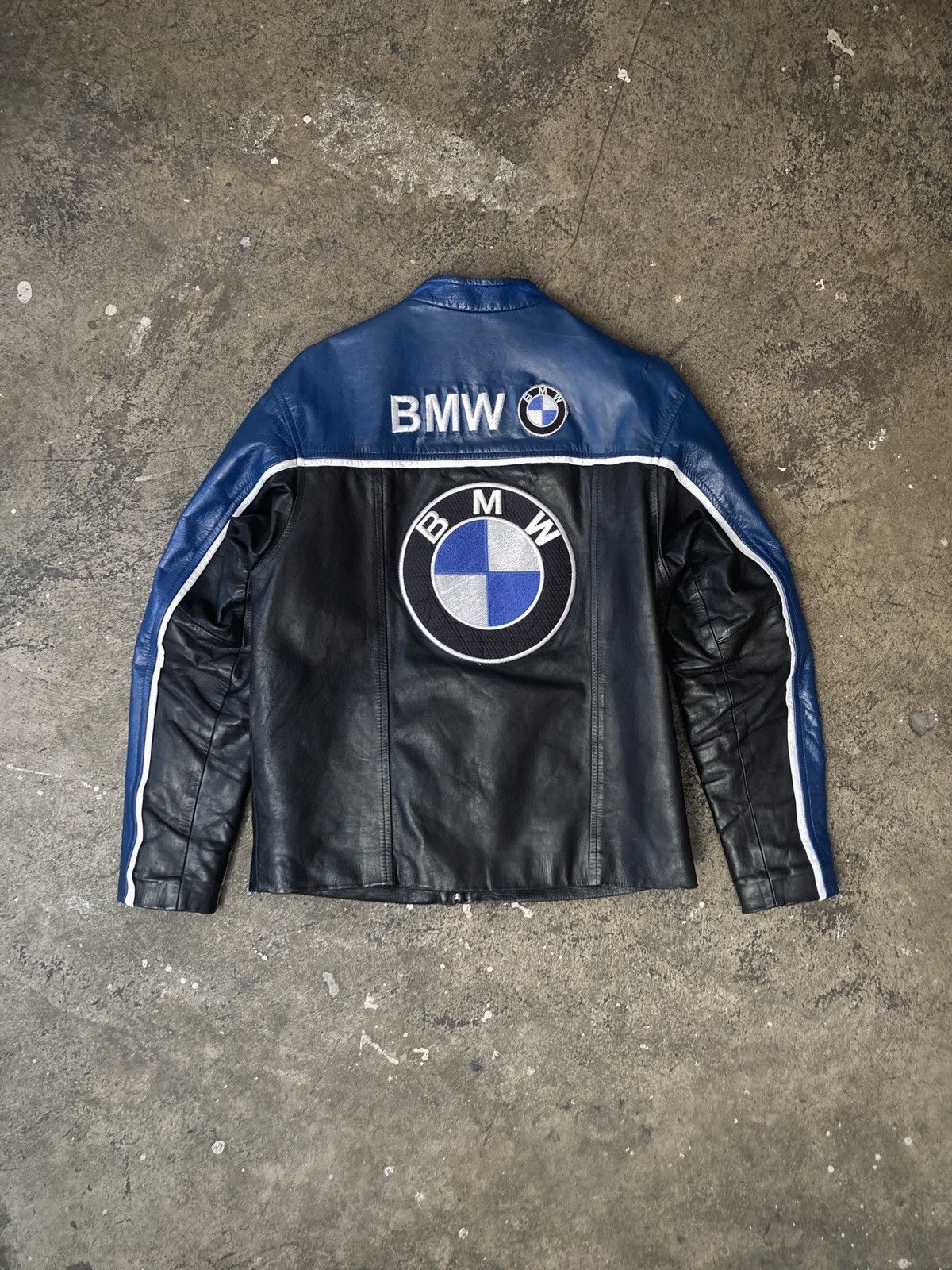 BMW × Formula 1 × Vintage Vintage 90s BMW Racing Leather Jacket Size US S / EU 44-46 / 1 - 9 Thumbnail