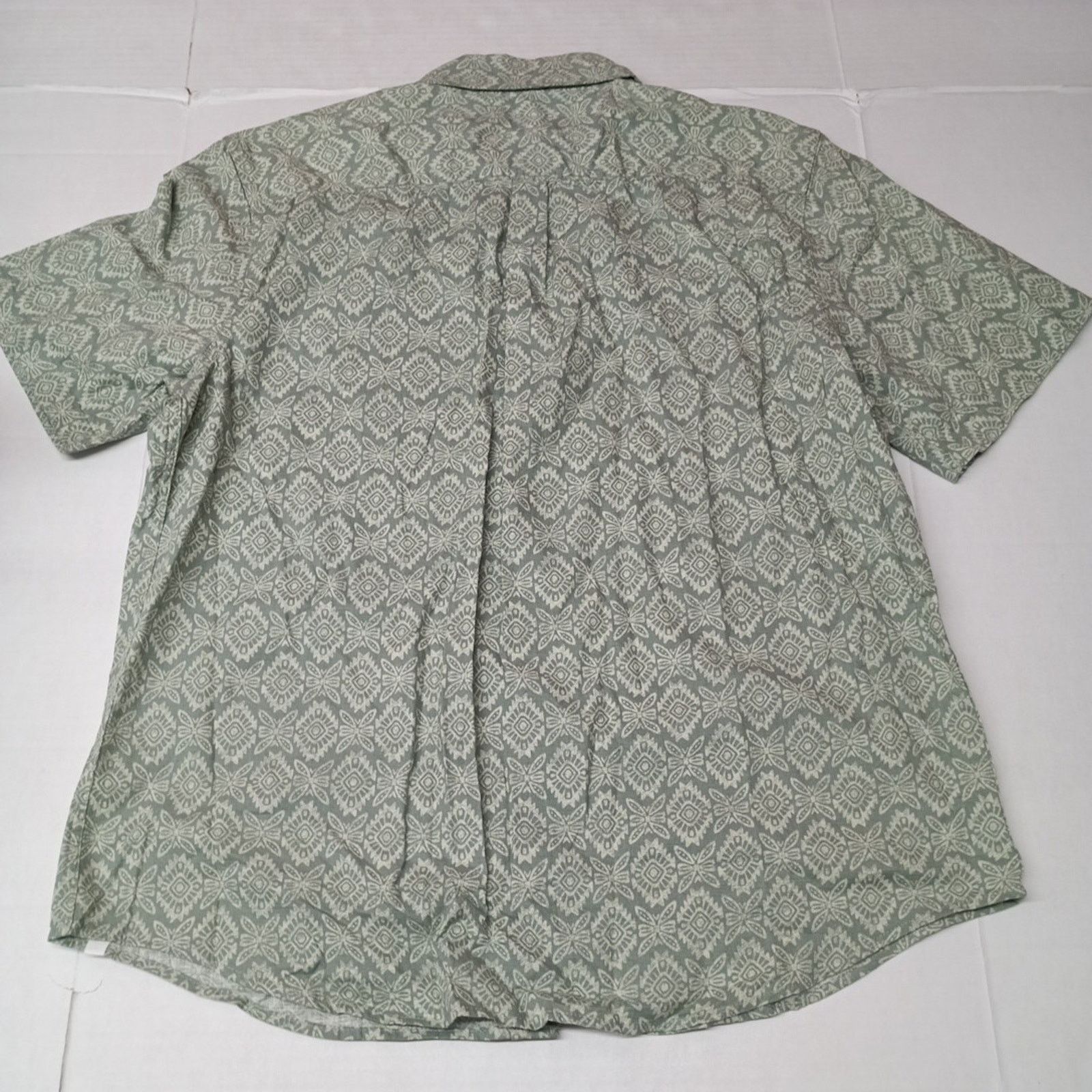 Chaps Chaps Seacoast Wash Chambray Shirt Men 2XL Green Aztec Print Size US XXL / EU 58 / 5 - 7 Thumbnail