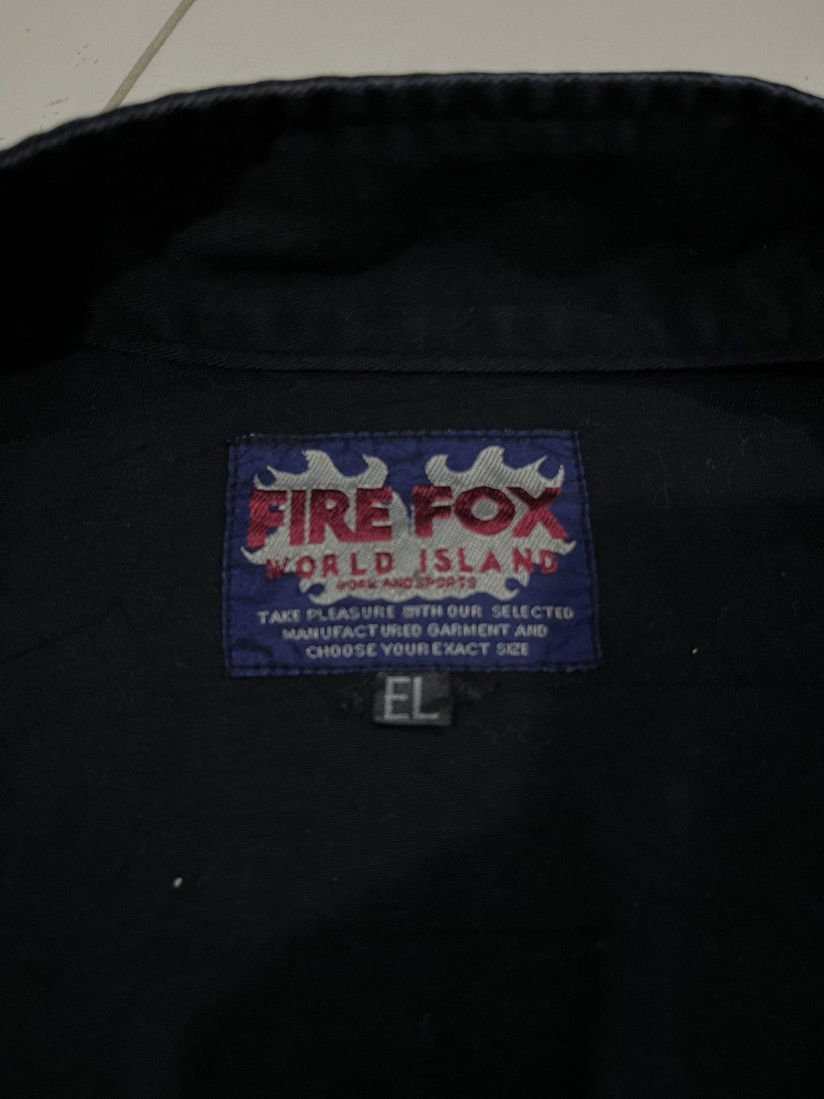 Japanese Brand VINTAGE WORKWEAR FIRE FOX WORLD ISLAND COVERALL JUMPSUIT Size US 39 - 9 Thumbnail
