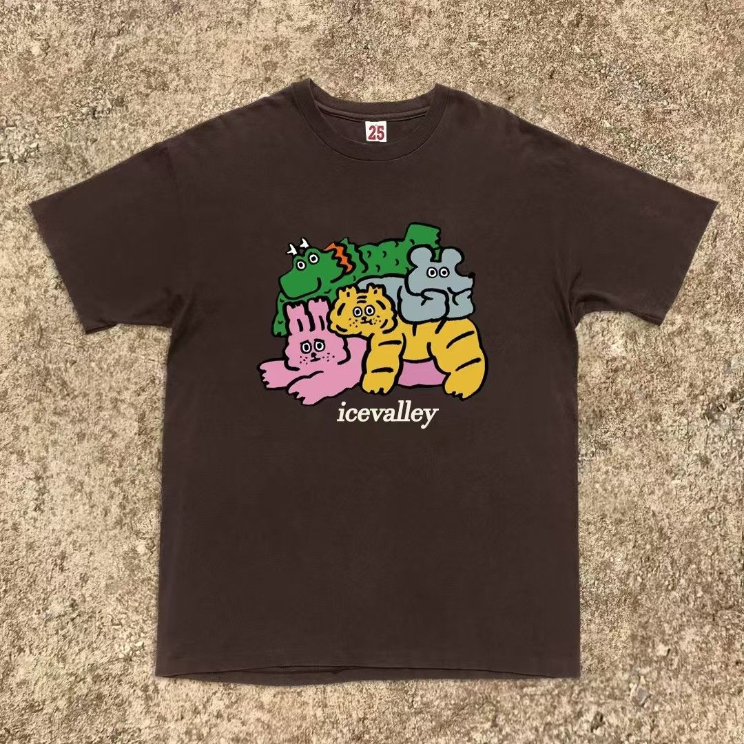 Japanese Brand × Vintage Cartoon animal print washed vintage cotton t-shirt Size US M / EU 48-50 / 2 - 1 Thumbnail