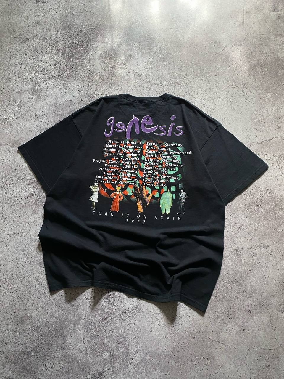 Band Tees × Vintage VINTAGE GENESIS “TURN IT ON AGAIN” TOUR 2007 ROCK BAND TEE Size US XL / EU 56 / 4 - 6 Thumbnail