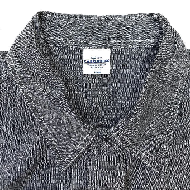 CPO × Japanese Brand Cab japan C.A.B Clothing Chambray Shirt Short Sleeve Japan Size US L / EU 52-54 / 3 - 6 Thumbnail