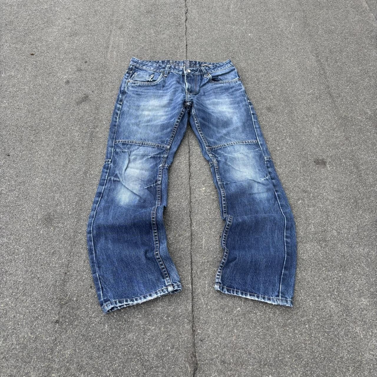 Japanese Brand × Vintage Straight leg jeans Size US 33 - 1 Thumbnail