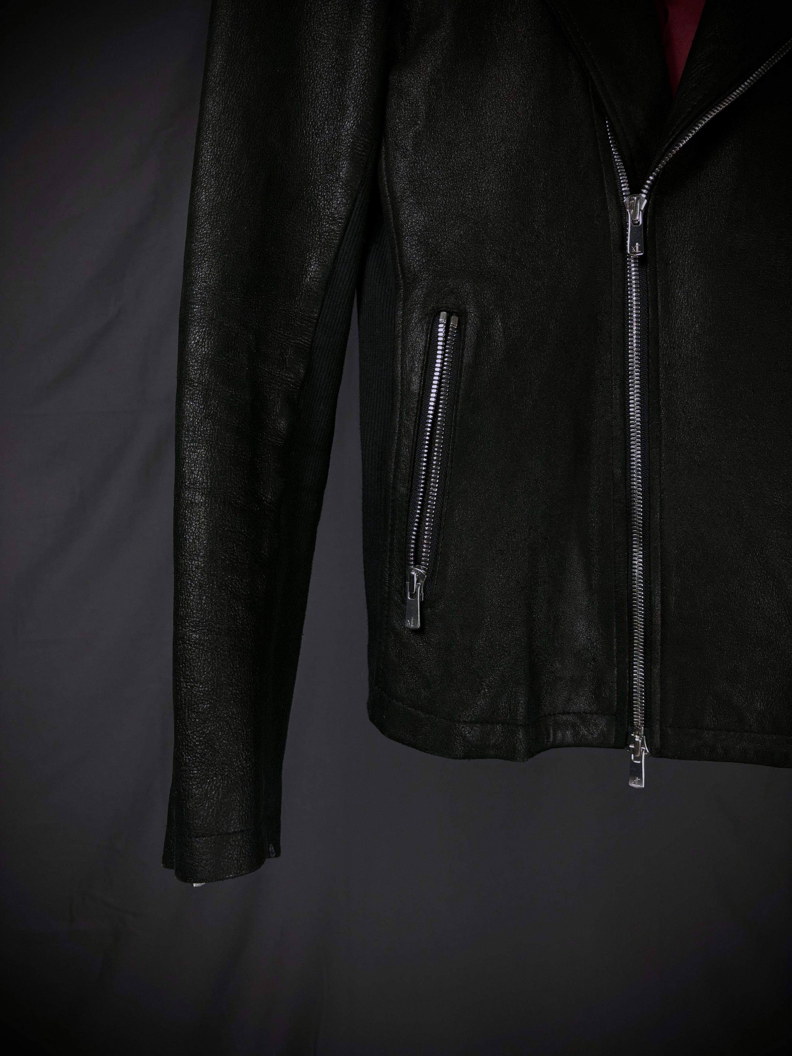 Japanese Brand No ID. Goat Leather Rider’s Jacket Size US XS / EU 42 / 0 - 3 Thumbnail