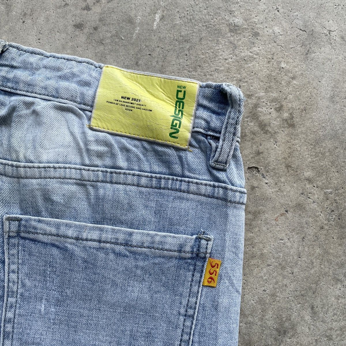 New Era × Stussy Stussy 556 Ripped Faded Jeans Distressed Pants W31 Size US 31 - 9 Thumbnail