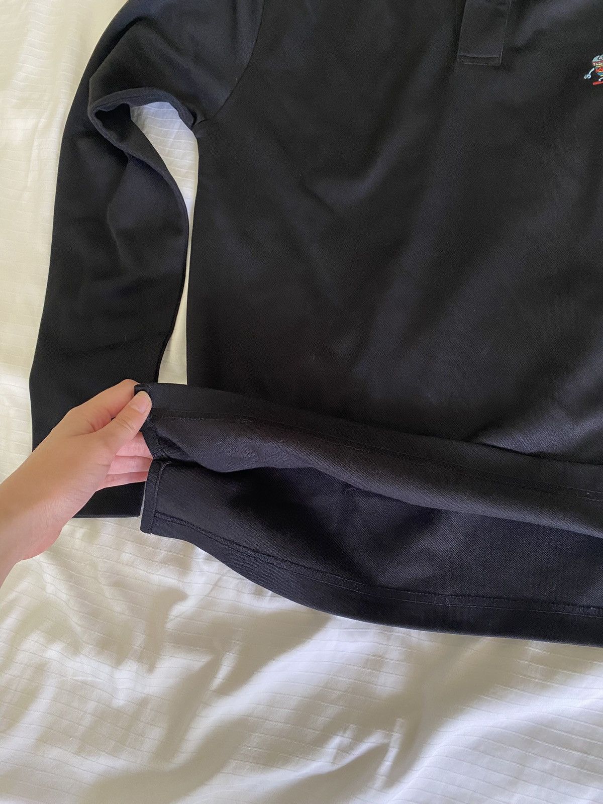 W&LT × Walter Van Beirendonck W&LT Black polo long sleeve shirt. Size US M / EU 48-50 / 2 - 3 Thumbnail