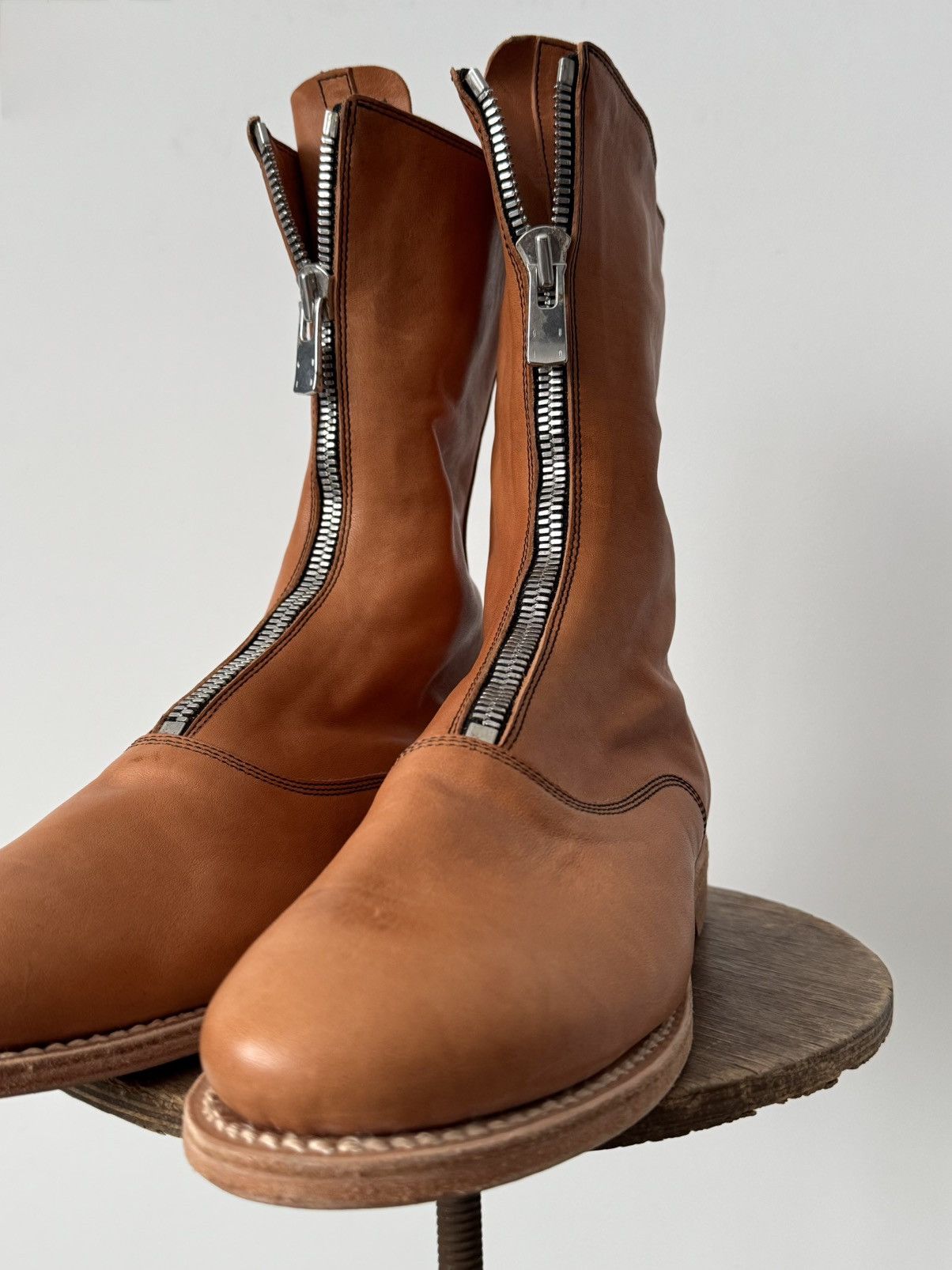 Guidi Guidi '310' Soft Horse Ankle Boots Size US 7 / EU 40 - 2 Thumbnail