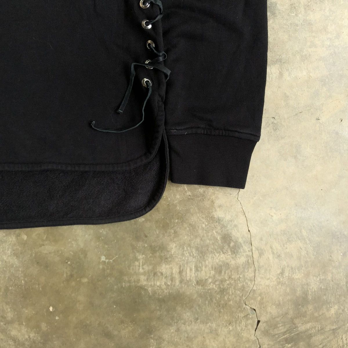 20471120 2000s Les Hommes Grunge Gothic Punk Style Hoodie Black Size US L / EU 52-54 / 3 - 7 Thumbnail