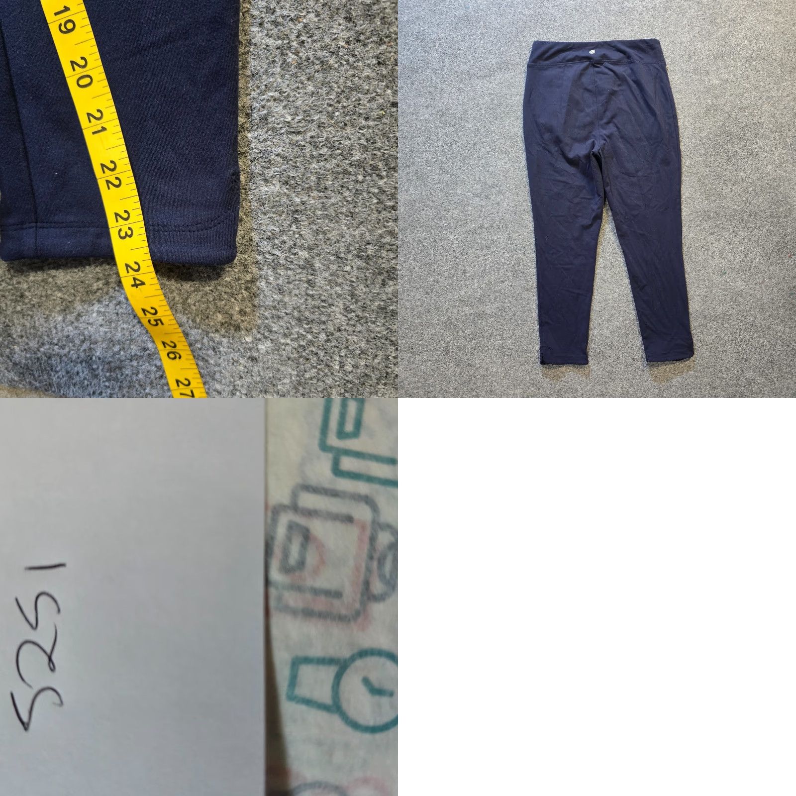 Talbots Talbots Pants Womens Medium Blue Tapered Cropped Sweatpants Casual Comfort Knit Cotton Spandex Logo Flat Front Vintage No N/A Size 32" / US 10 / IT 46 - 8 Thumbnail