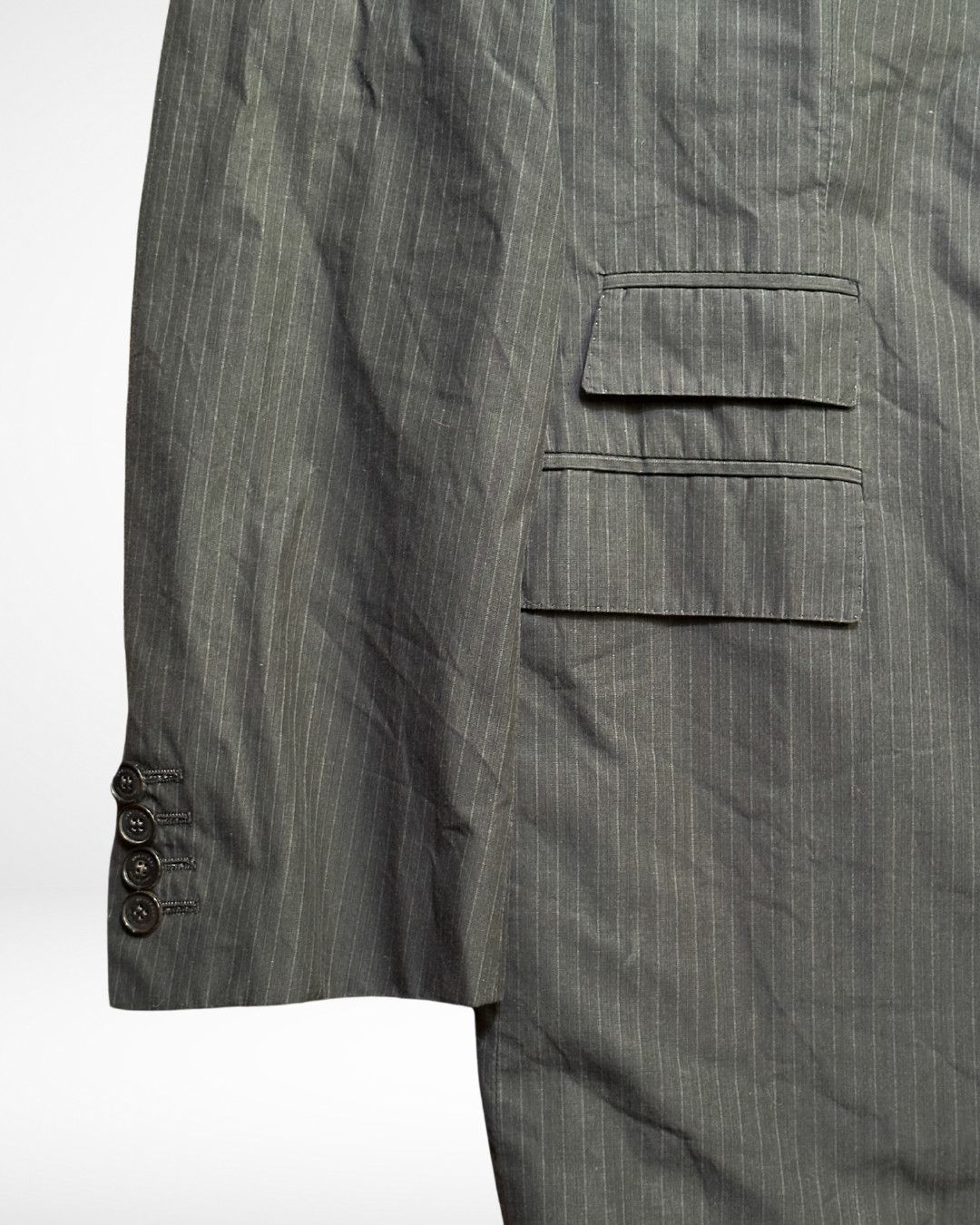 Burberry × Burberry Prorsum SS08 Christopher Bailey Gold Trimmed Lapel Jacket Size US M / EU 48-50 / 2 - 3 Thumbnail