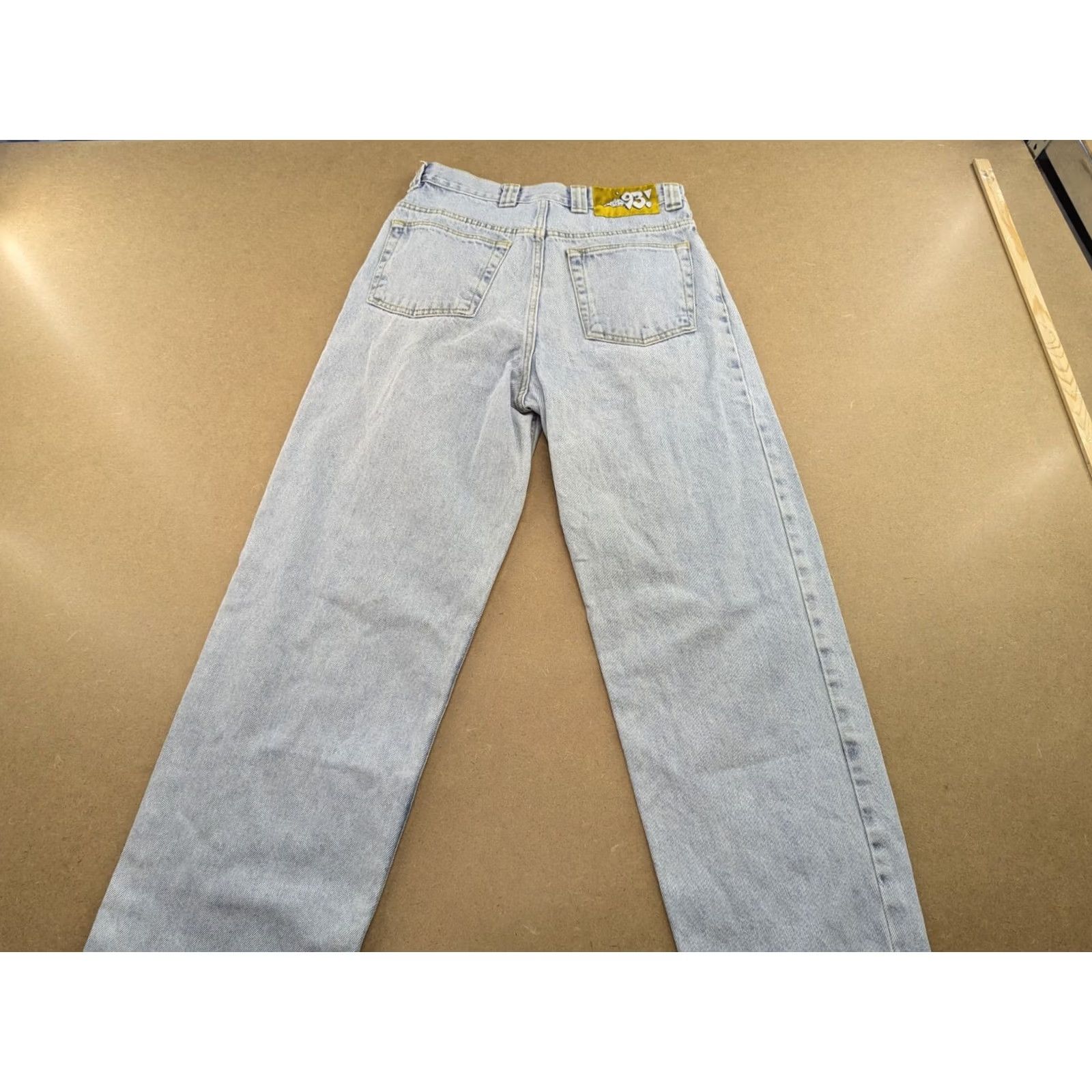 Vintage Polar Skate Co Jeans W30 L25.5 Light Wash Blue Denim Skater Straight Unisex Adults Denim 93 Jeans Size US 30 / EU 46 - 2 Thumbnail