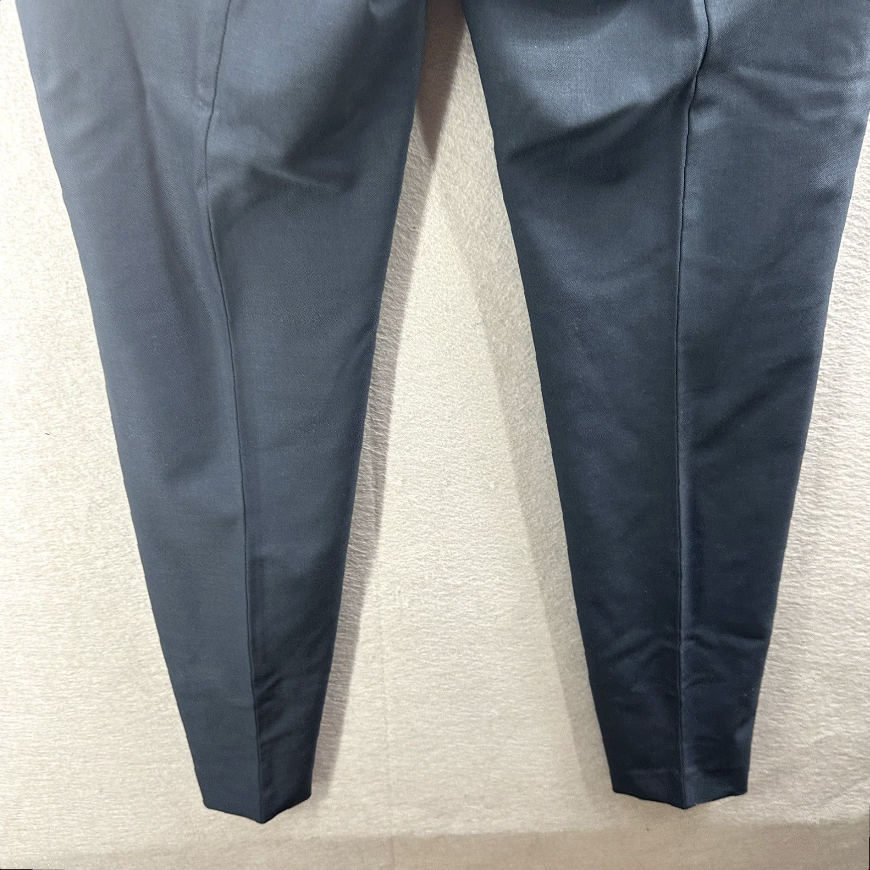 Akris Akris Pants Women 4 Blue Cotton Stretch Slim Straight 90s City Preppy Women Size 27" / US 4 / IT 40 - 7 Thumbnail