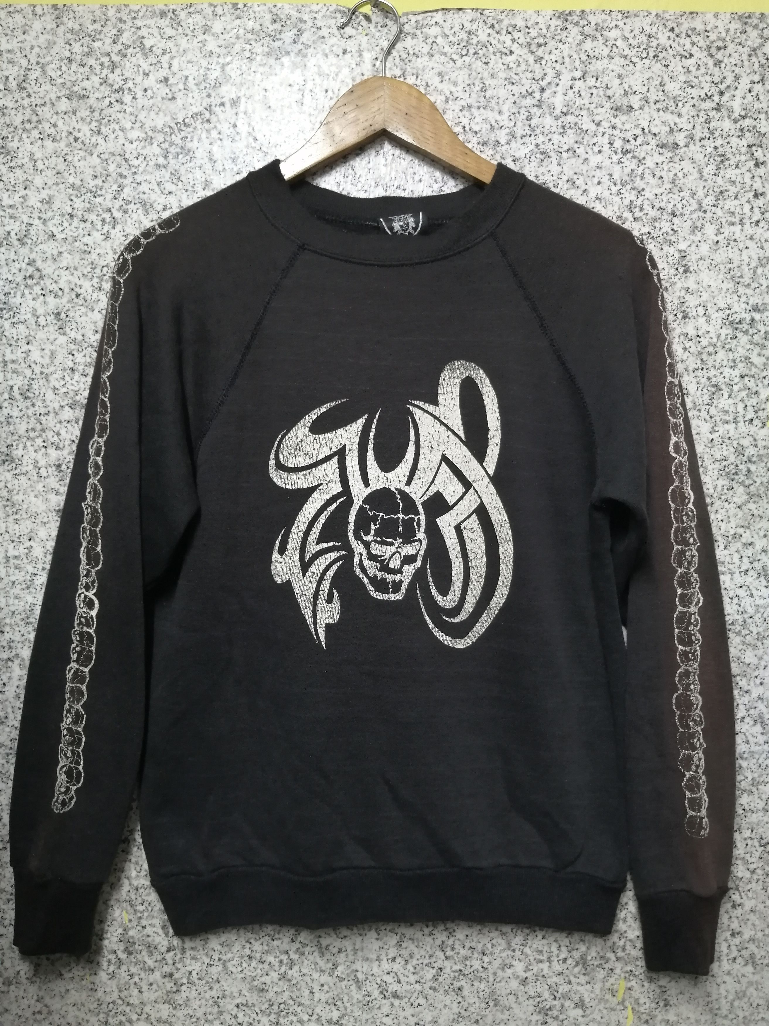 image of Seditionaries x Vintage Skulls Very in Faded Black, Men's (Size Medium)